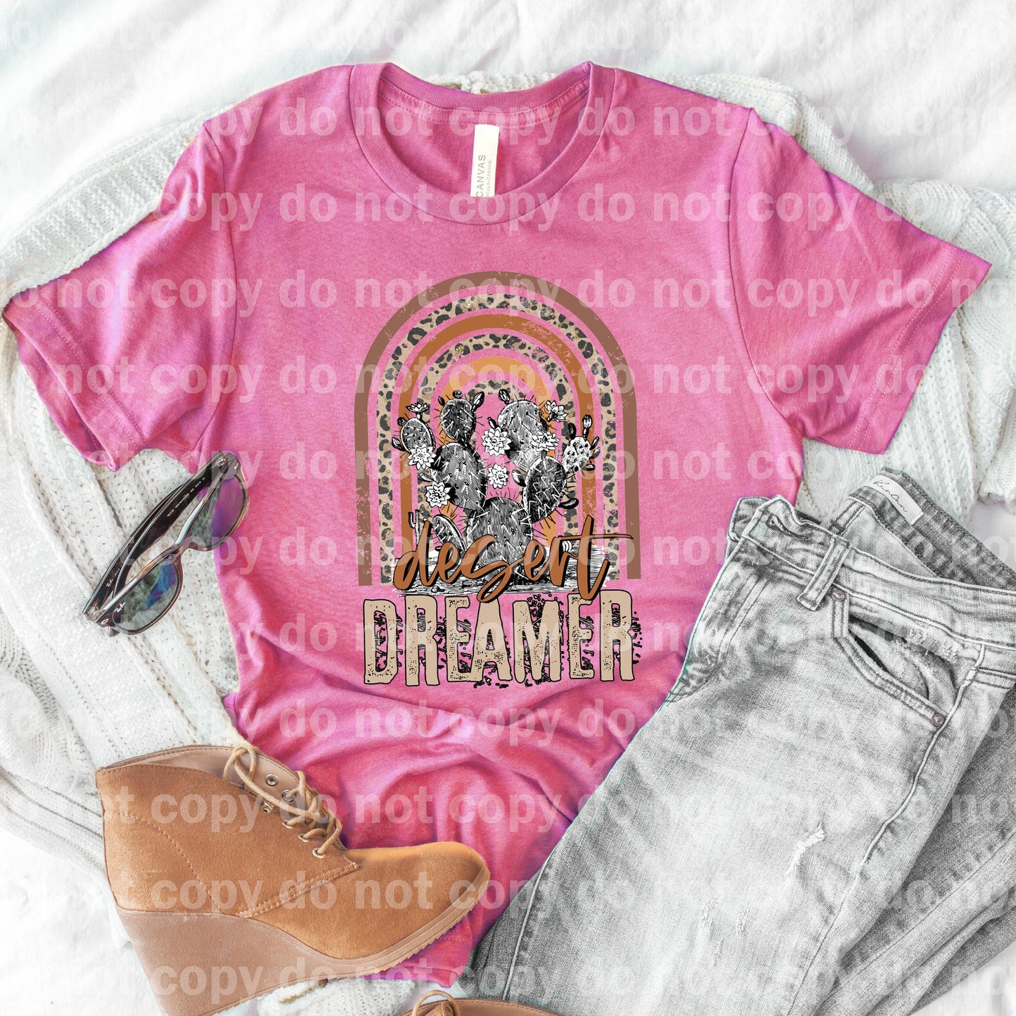 Desert Dreamer Rainbow Dream print transfer