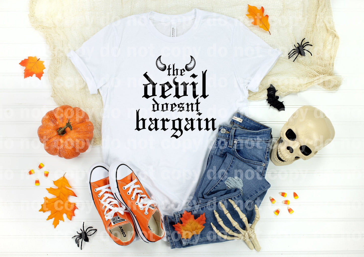 The Devil Doesn't Bargain Black/White Color Dream Print or Sublimation Print