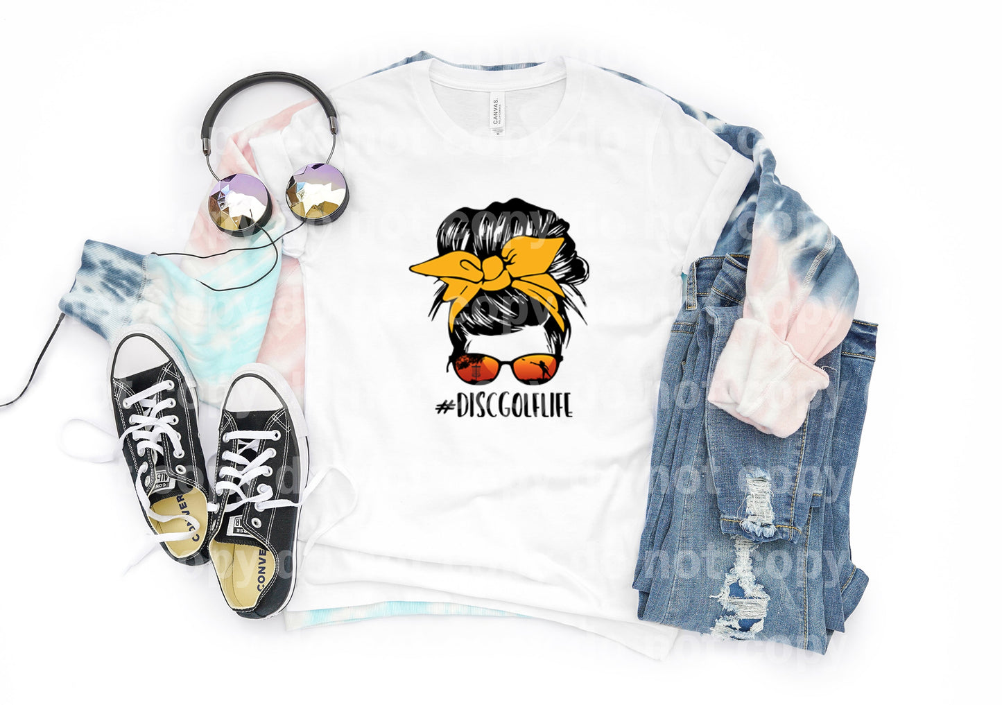 Disc Golf Life Typography Dream Print or Sublimation Print