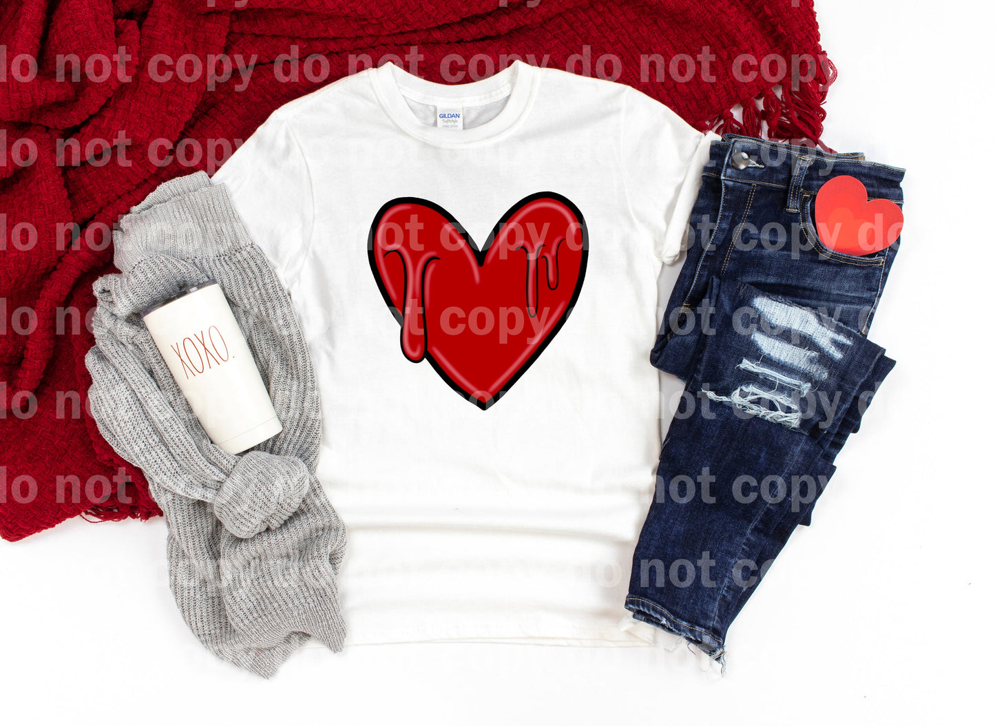 Drippy Heart Dream Print or Sublimation Print