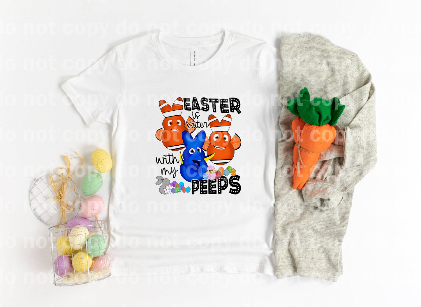 Easter Is Better With My Peeps Fishes Dream Print or Sublimation Print