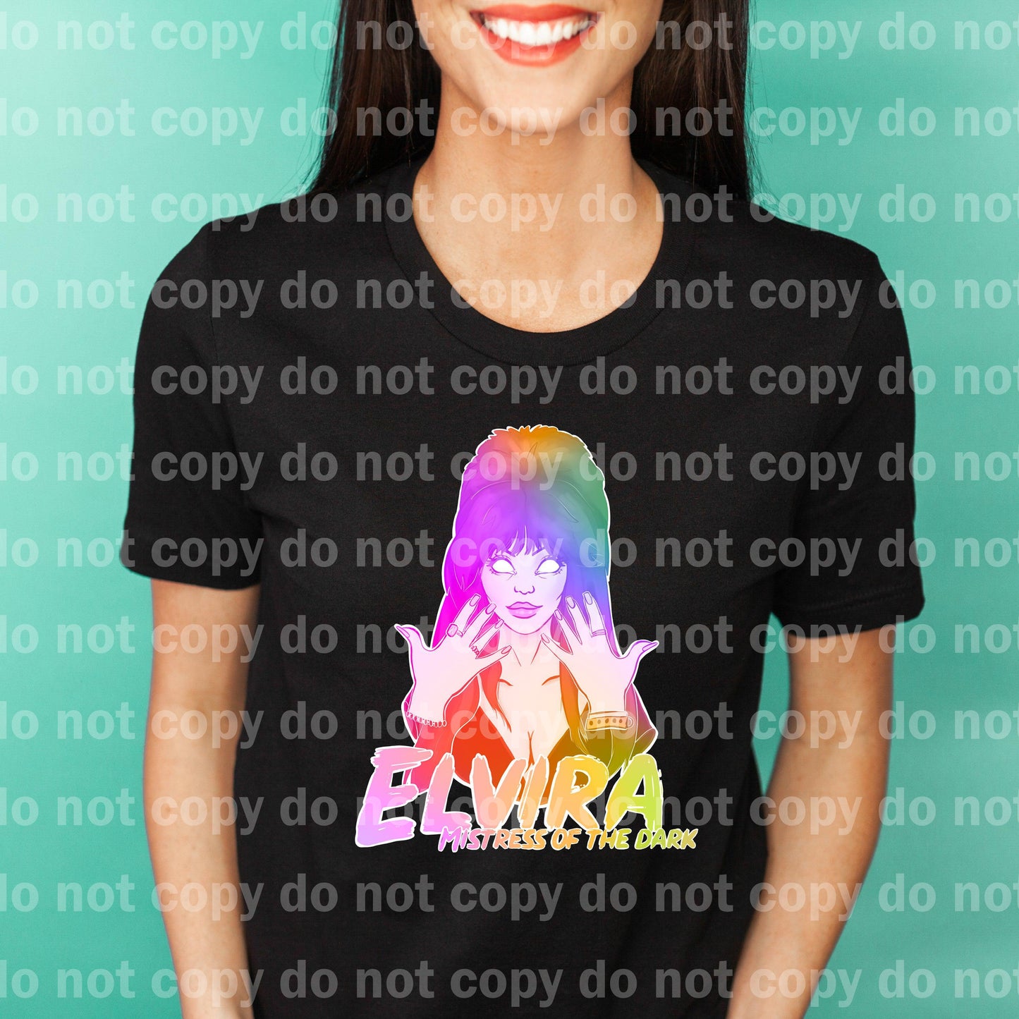Mistress Of The Dark Pastel or rainbow Color Style Dream Print or Sublimation Print
