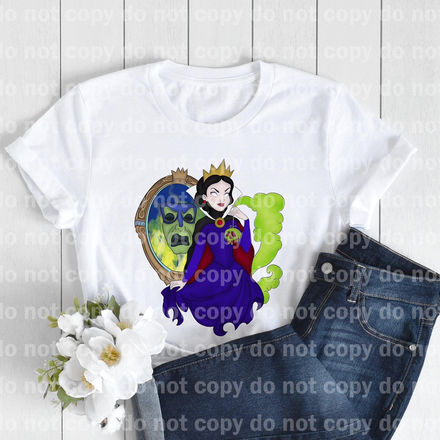 Evil Princess mashup white as snow Mirror Dream Print or Sublimation Print