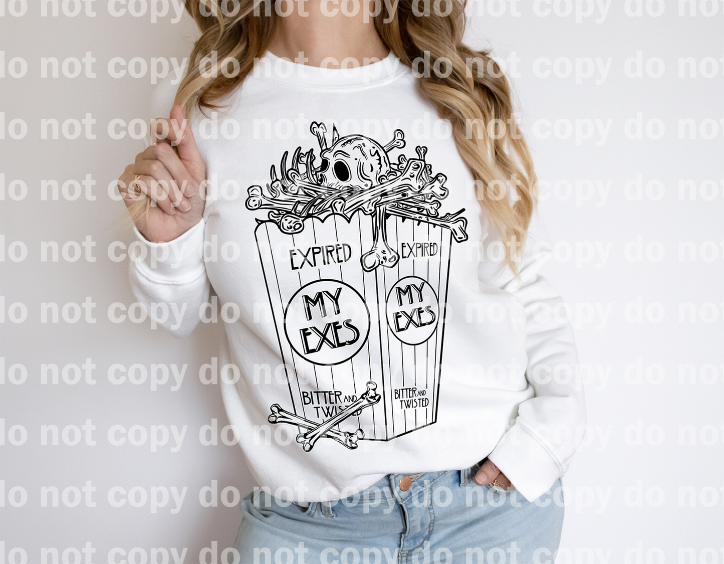 Expired Black Skeleton Dream Print or Sublimation Print