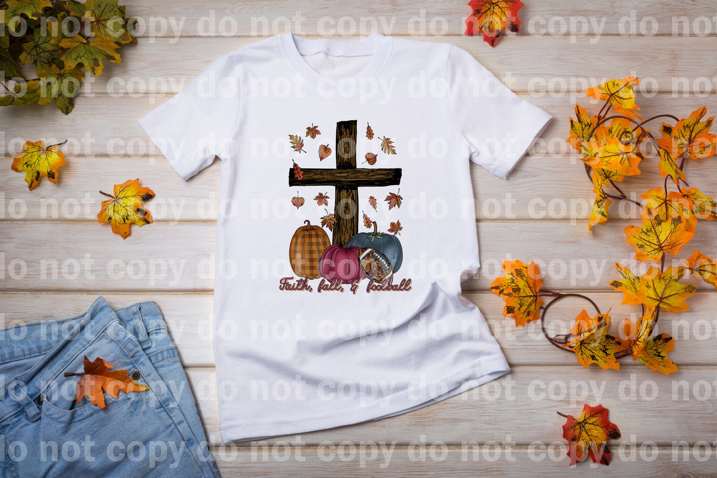 Faith, Fall, And Football Dream Print or Sublimation Print