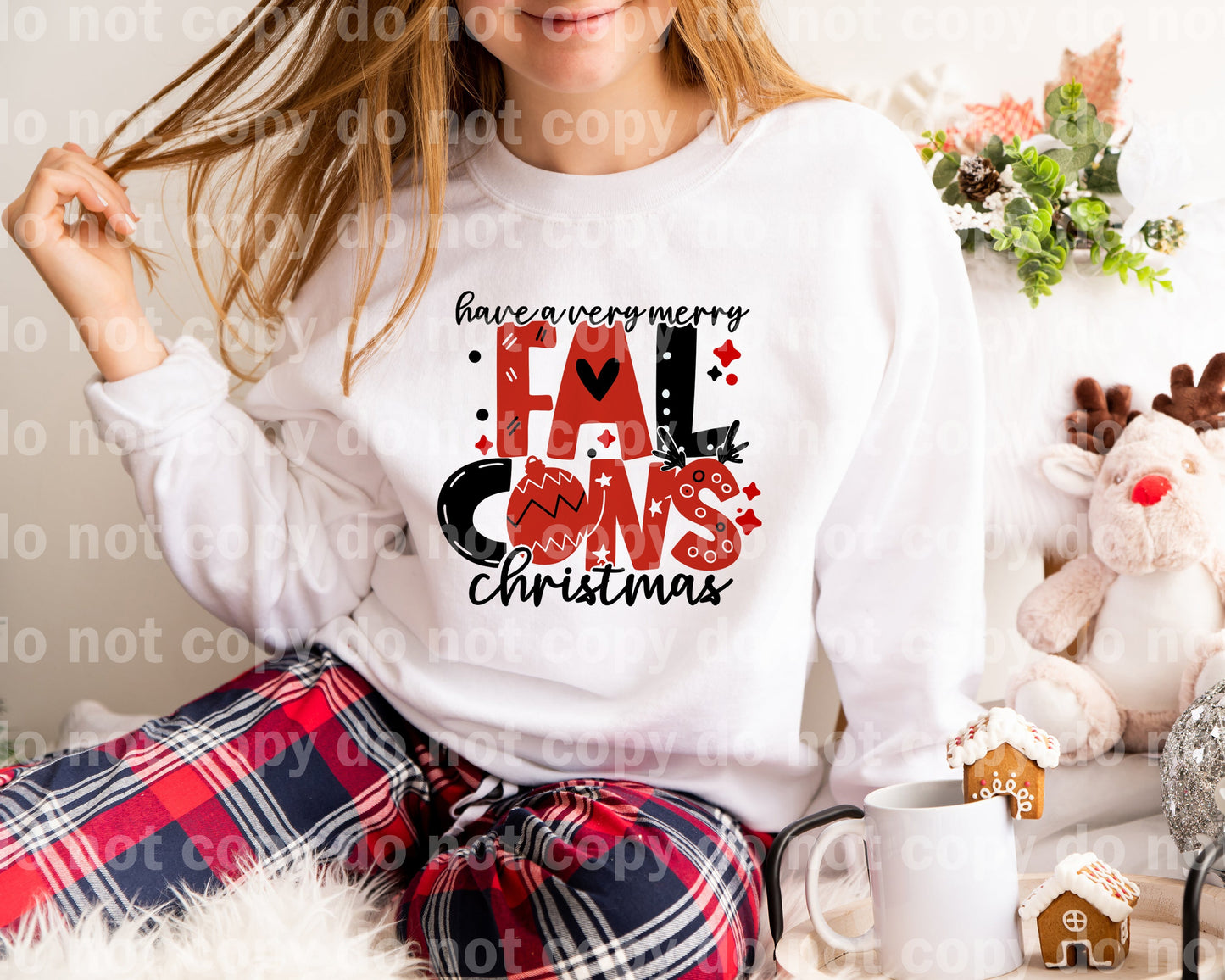 Have A Very Merry Falcons Christmas Dream Print or Sublimation Print