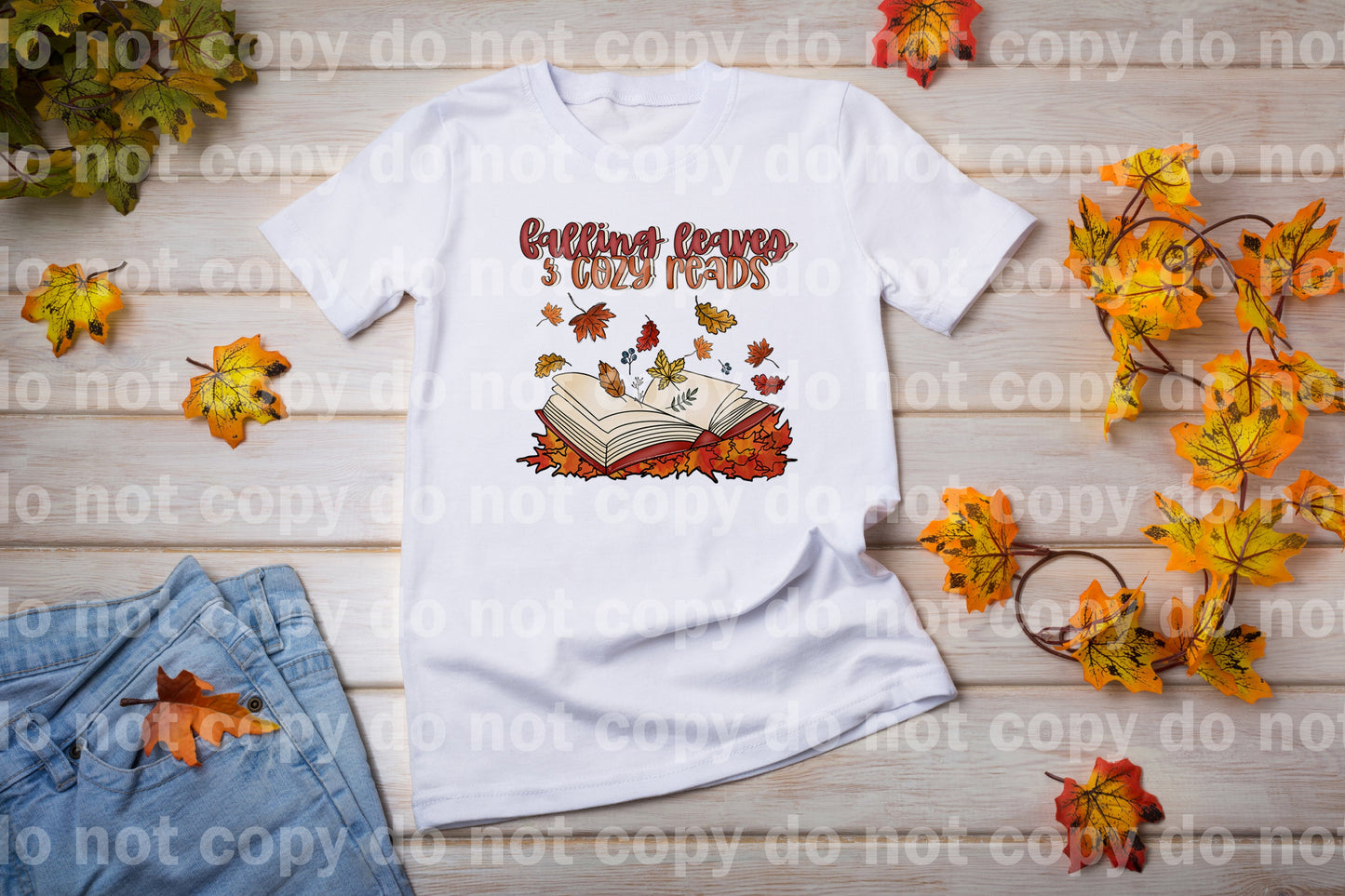 Falling Leaves And Cozy Reads Dream Print or Sublimation Print