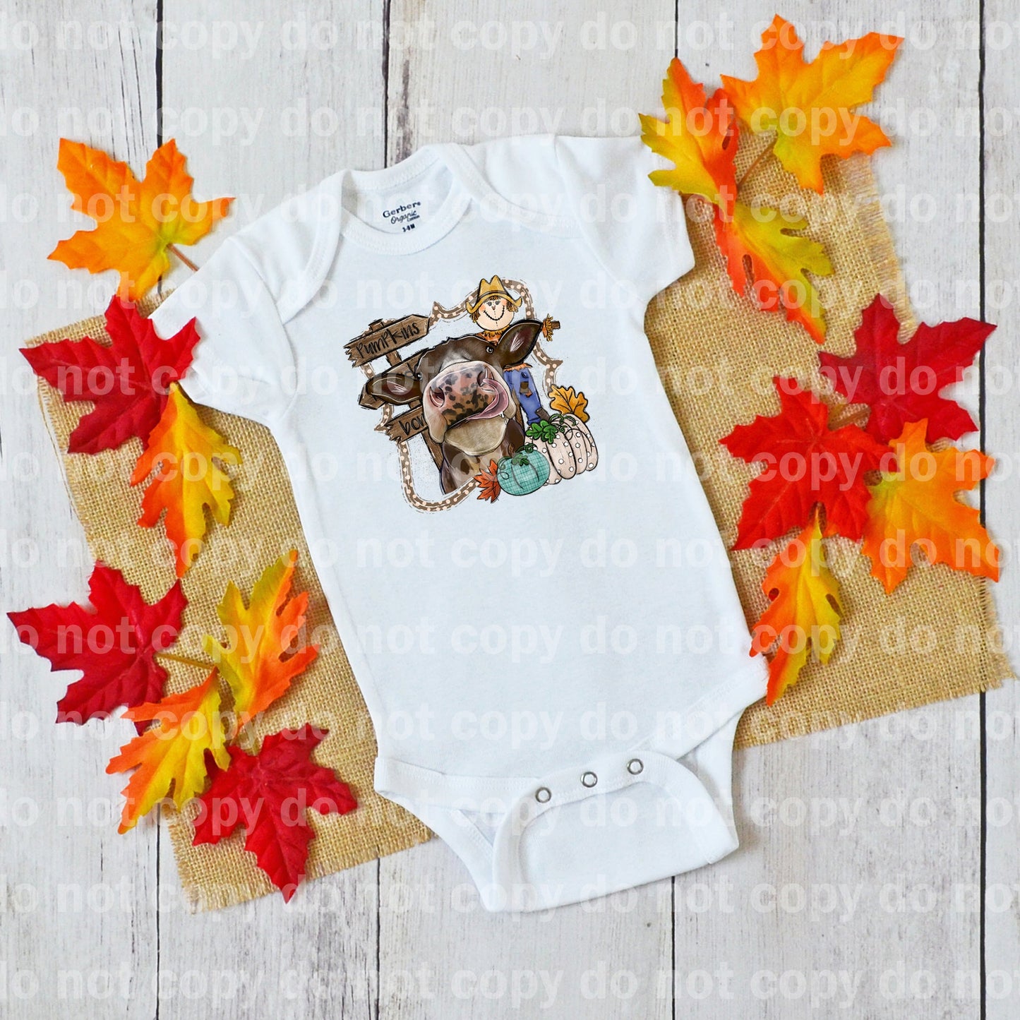 Fall Slobber Cow Dream Print or Sublimation Print