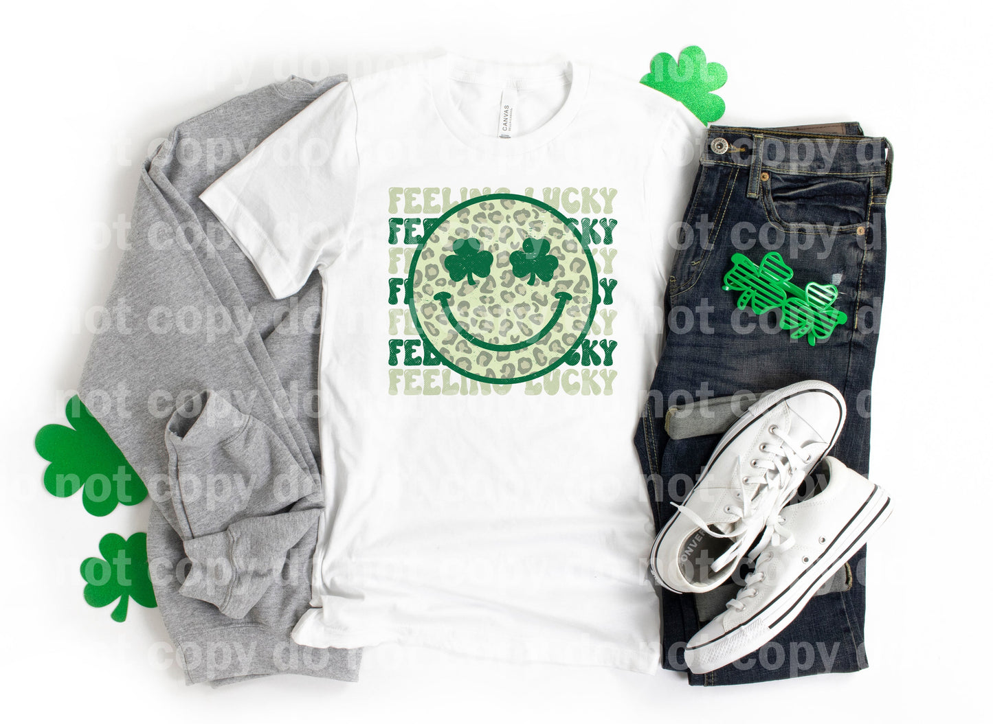 Feeling Lucky Smiley Face Dream Print or Sublimation Print