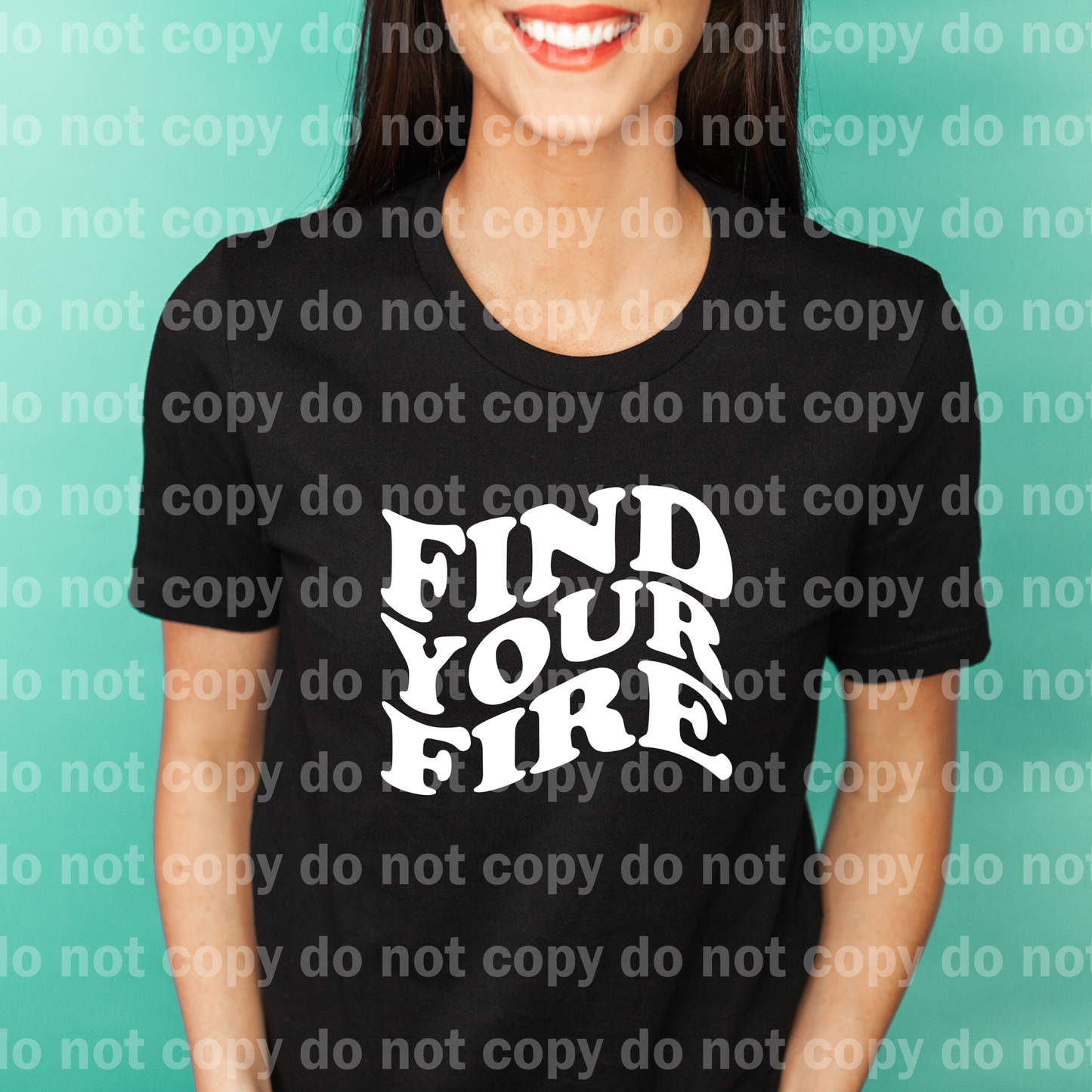 Find Your Fire Typography Black/White Dream Print or Sublimation Print