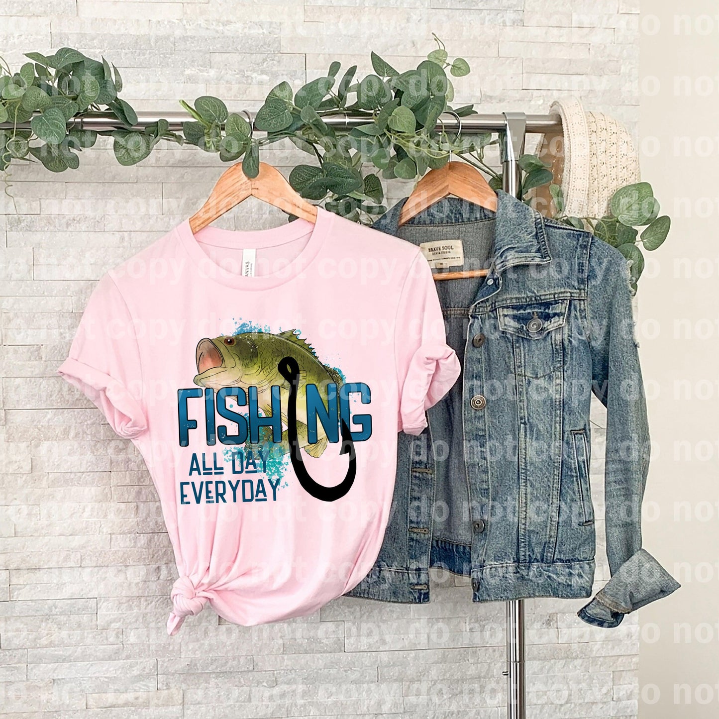 Fishing All Day Every Day Dream Print or Sublimation Print