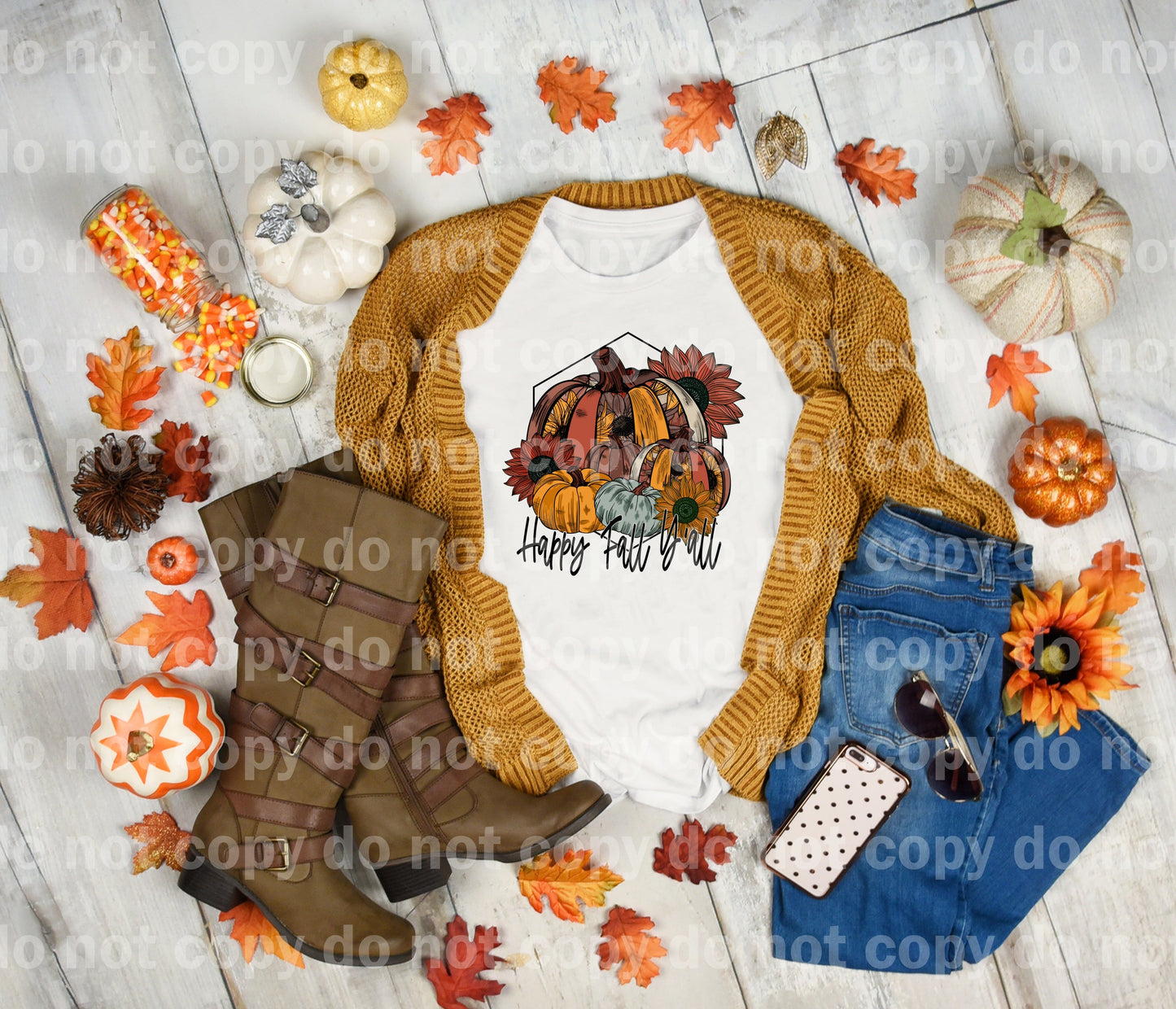 Happy Fall Y'all Dream Print or Sublimation Print