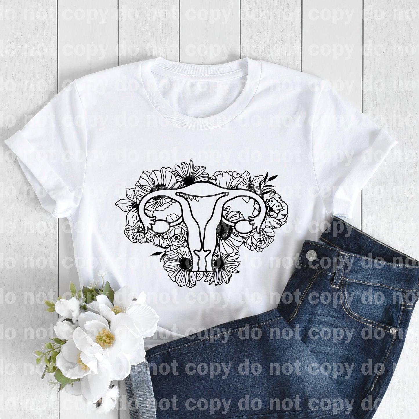 Floral Uterus Dream Print or Sublimation Print