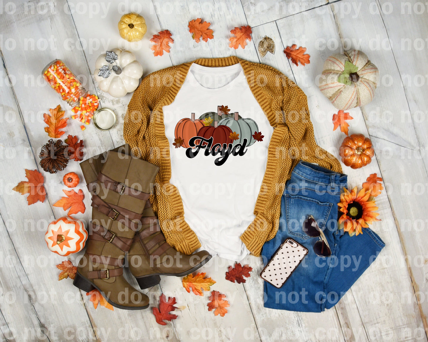 Fall Floyd Pumpkins Dream Print o Impresión de sublimación
