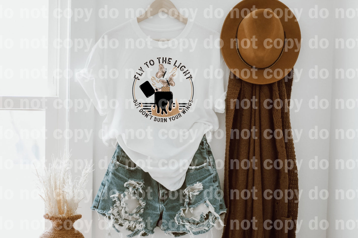 Fly To The Light But Don't Burn Your Wings Dream Print or Sublimation Print