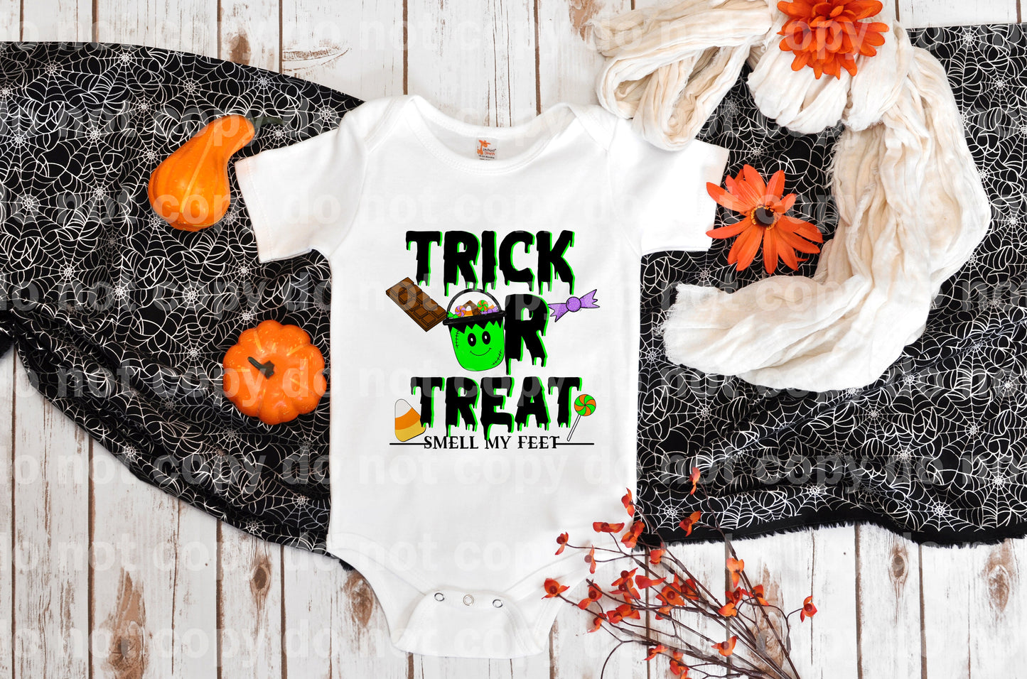 Trick Or Treat Smell My Feet Monster Dream Print or Sublimation Print