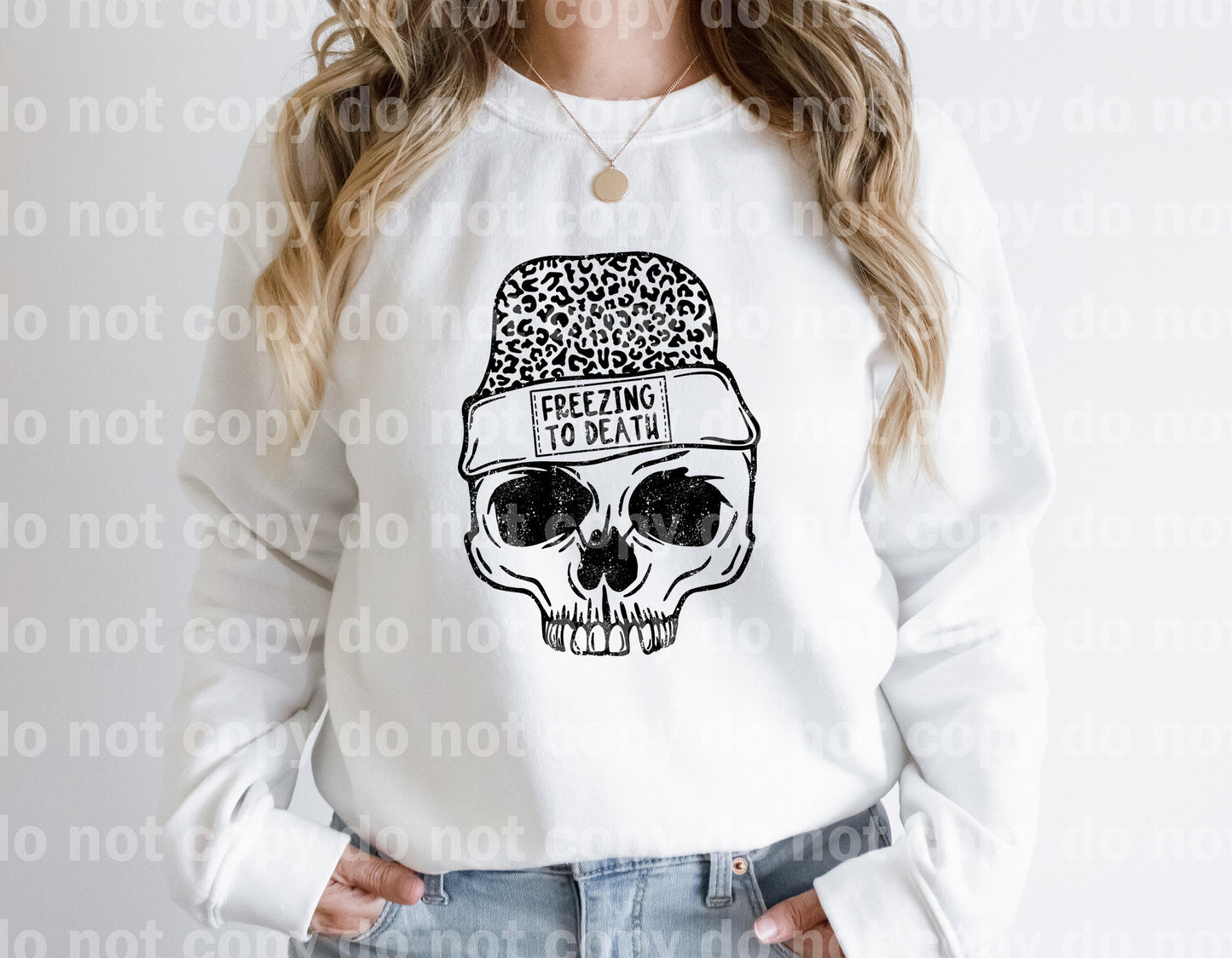 Congelación hasta la muerte angustiada a todo color/impresión de ensueño de un color o impresión de sublimación