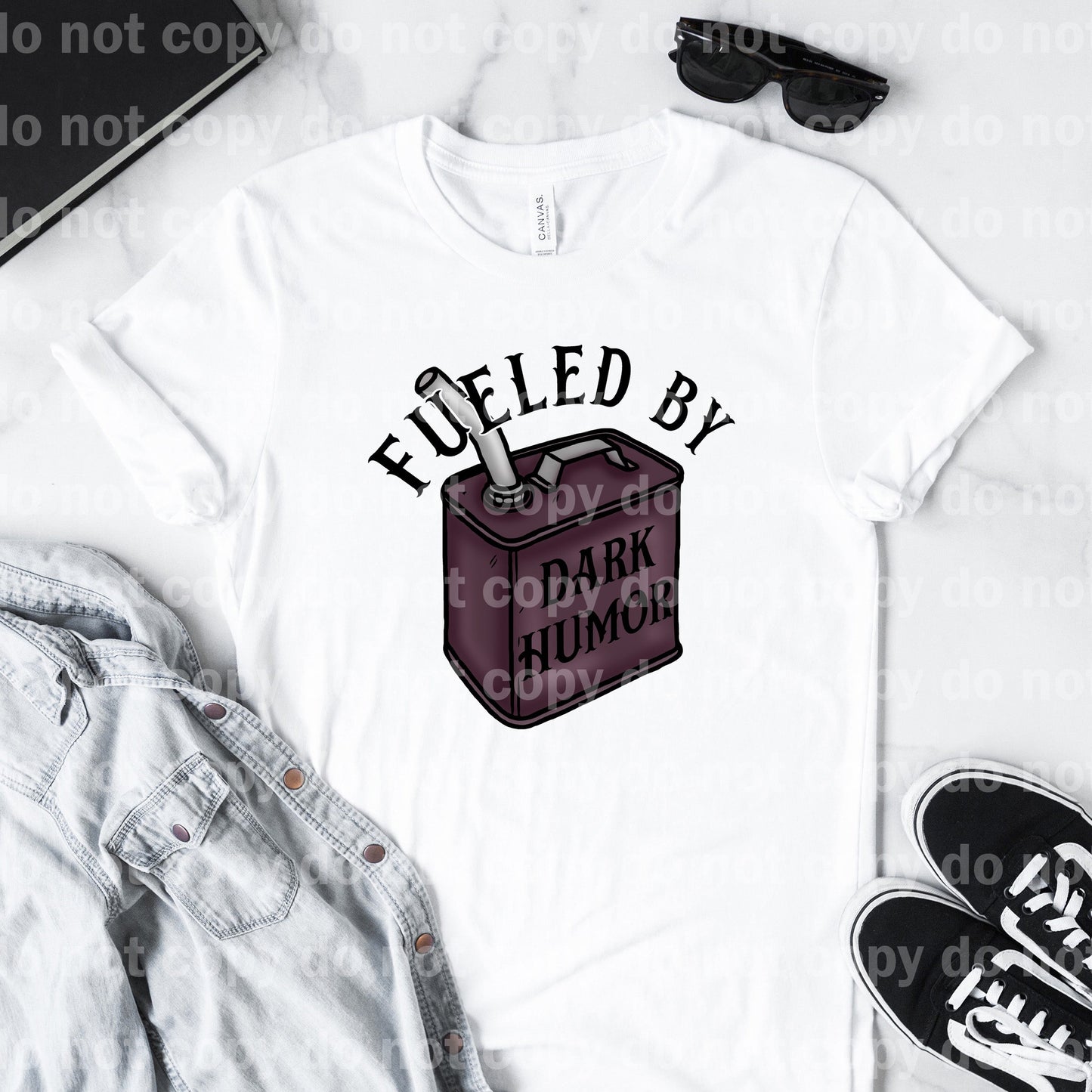 Fueled By Dark Humor Dream Print or Sublimation Print