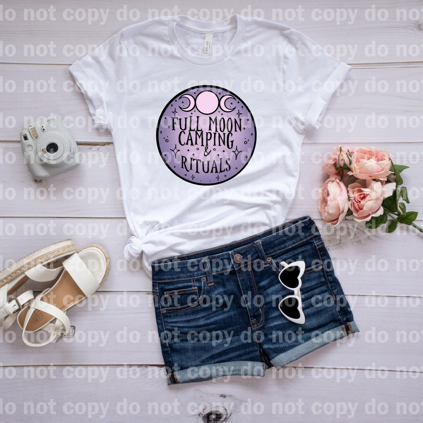 Full Moon Camping & Rituals Dream Print or Sublimation Print