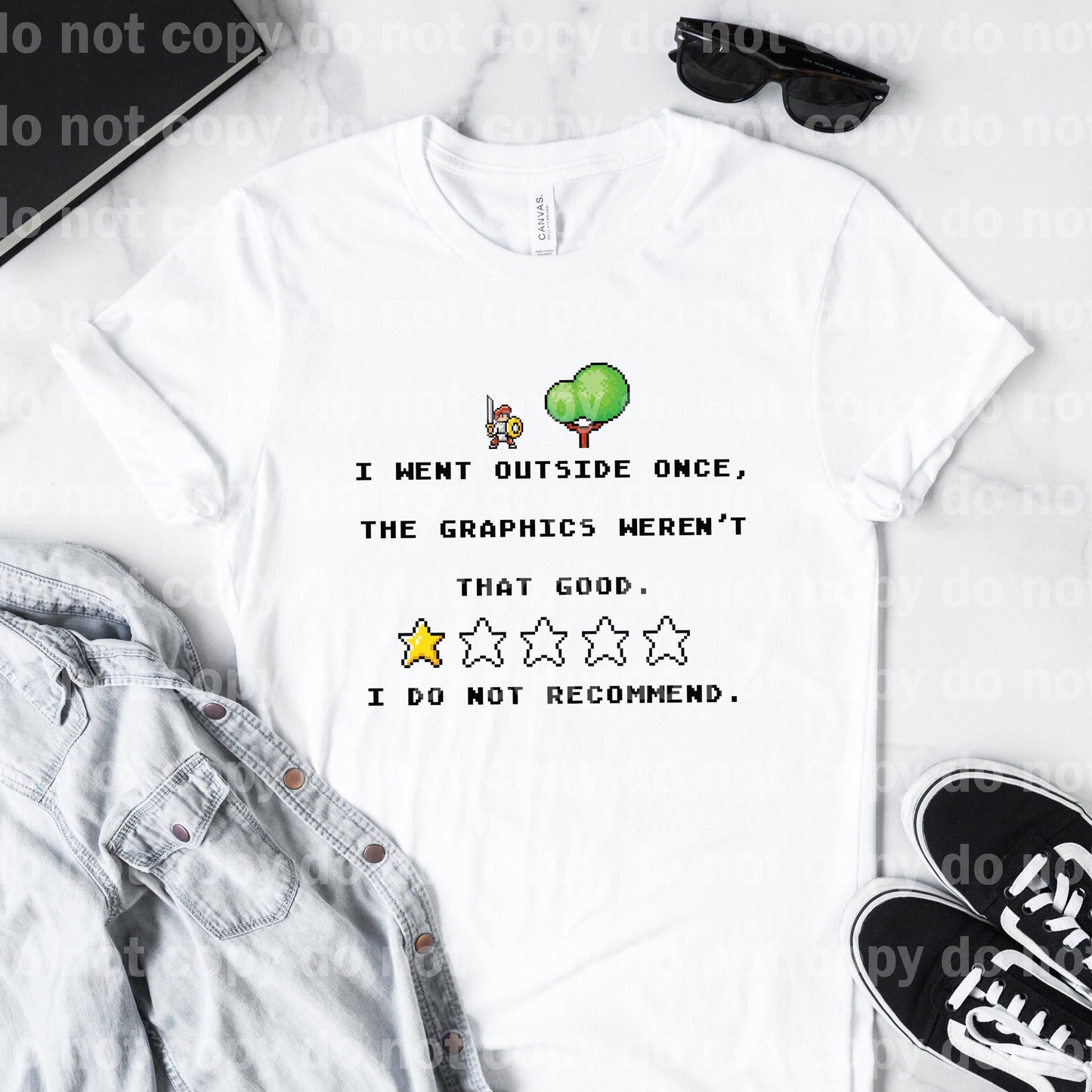 I Went Outside Once, The Graphics Weren't That Good I Do Not Recommend Dream Print or Sublimation Print
