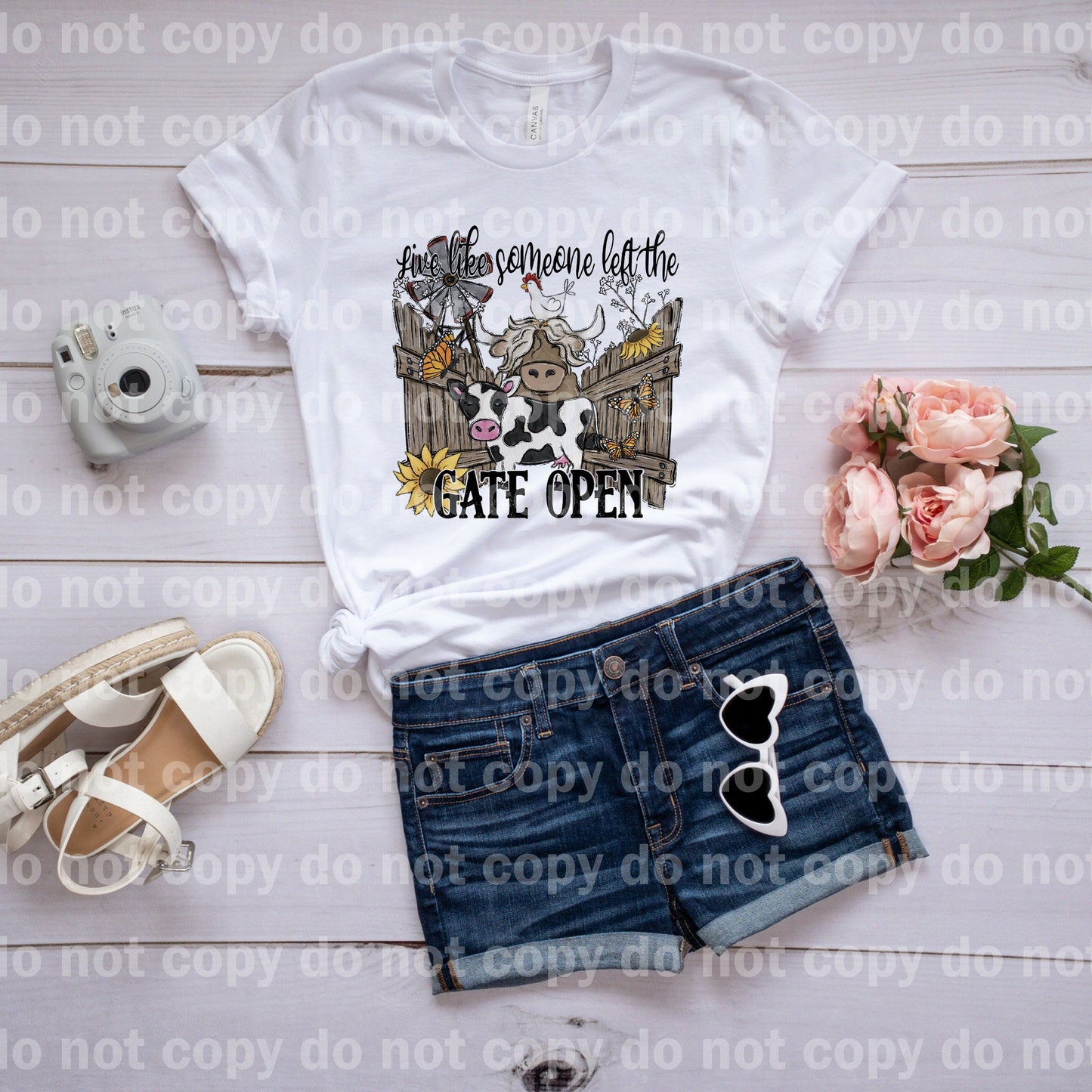 Live Like Someone Left The Gate Open Dream Print or Sublimation Print