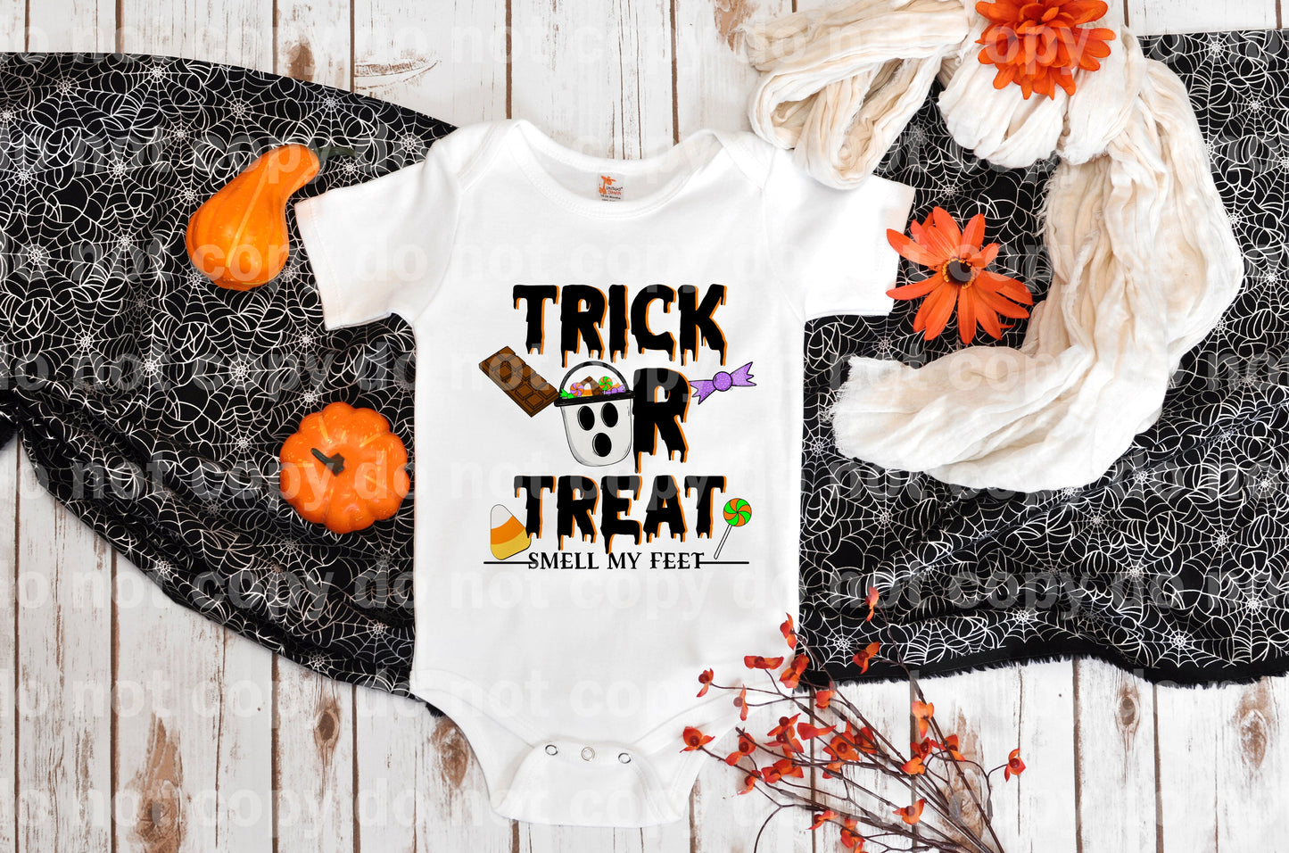 Trick Or Treat Smell My Feet Ghost Dream Print or Sublimation Print