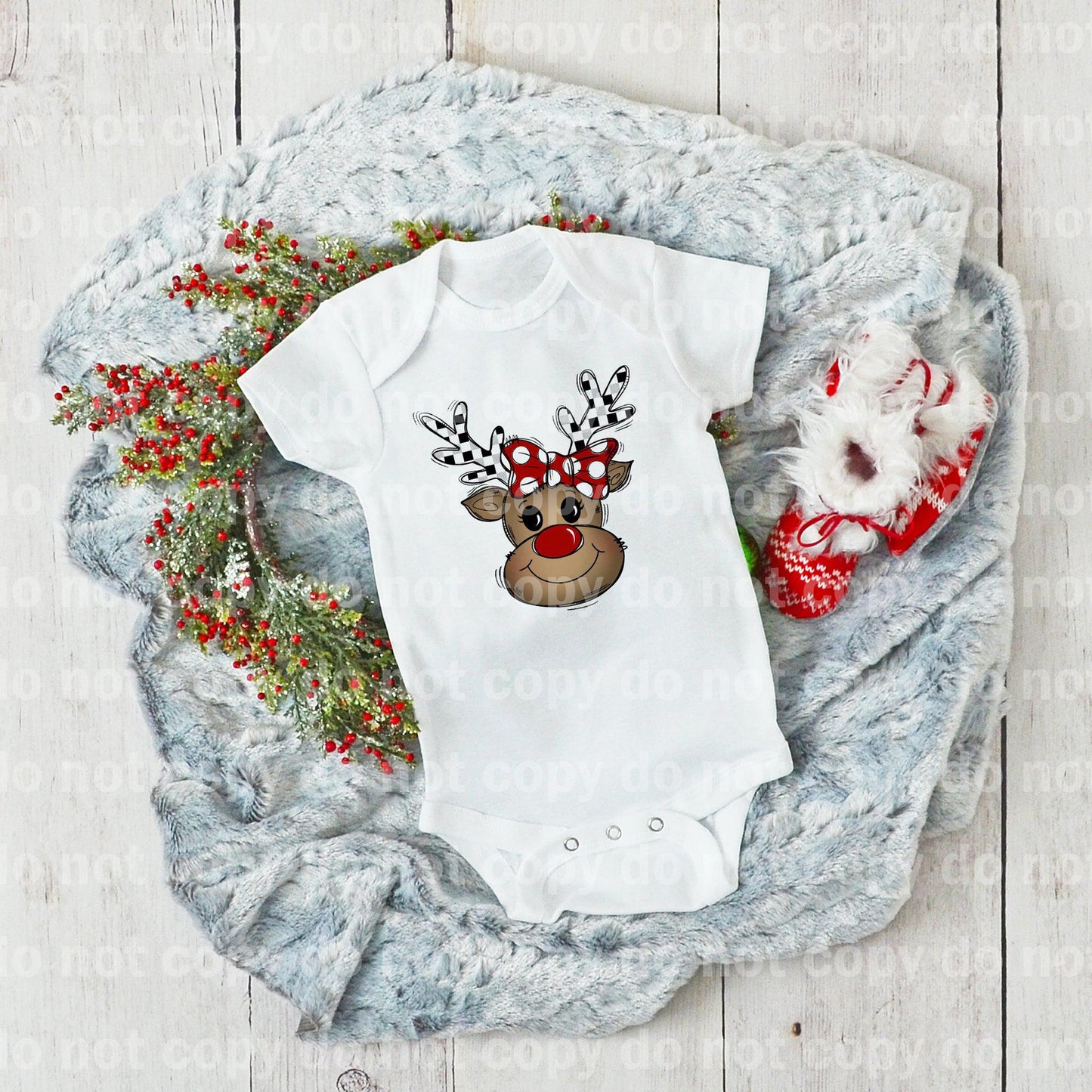 Reindeer Head Boy/Girl Dream Print or Sublimation Print