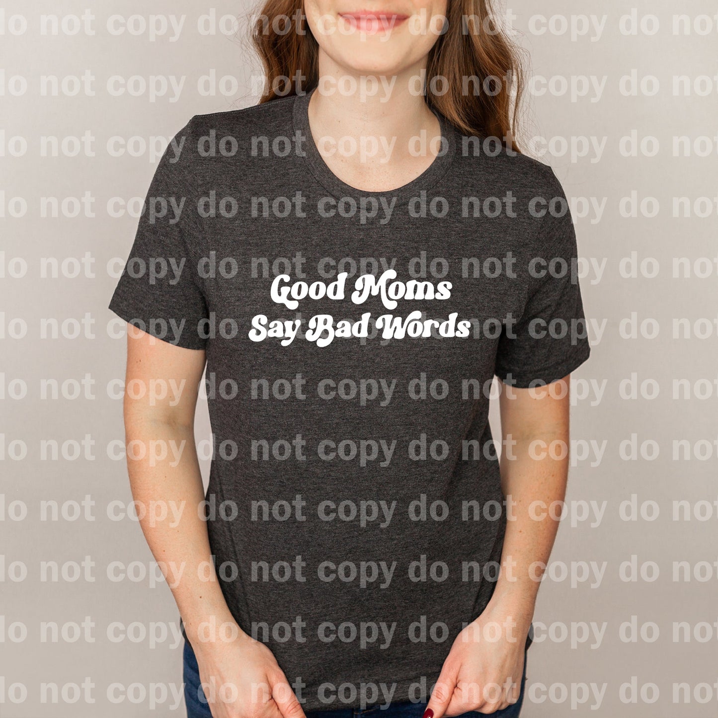 Goods Moms Say Bad Words Impresión de sueños en blanco/negro o impresión por sublimación