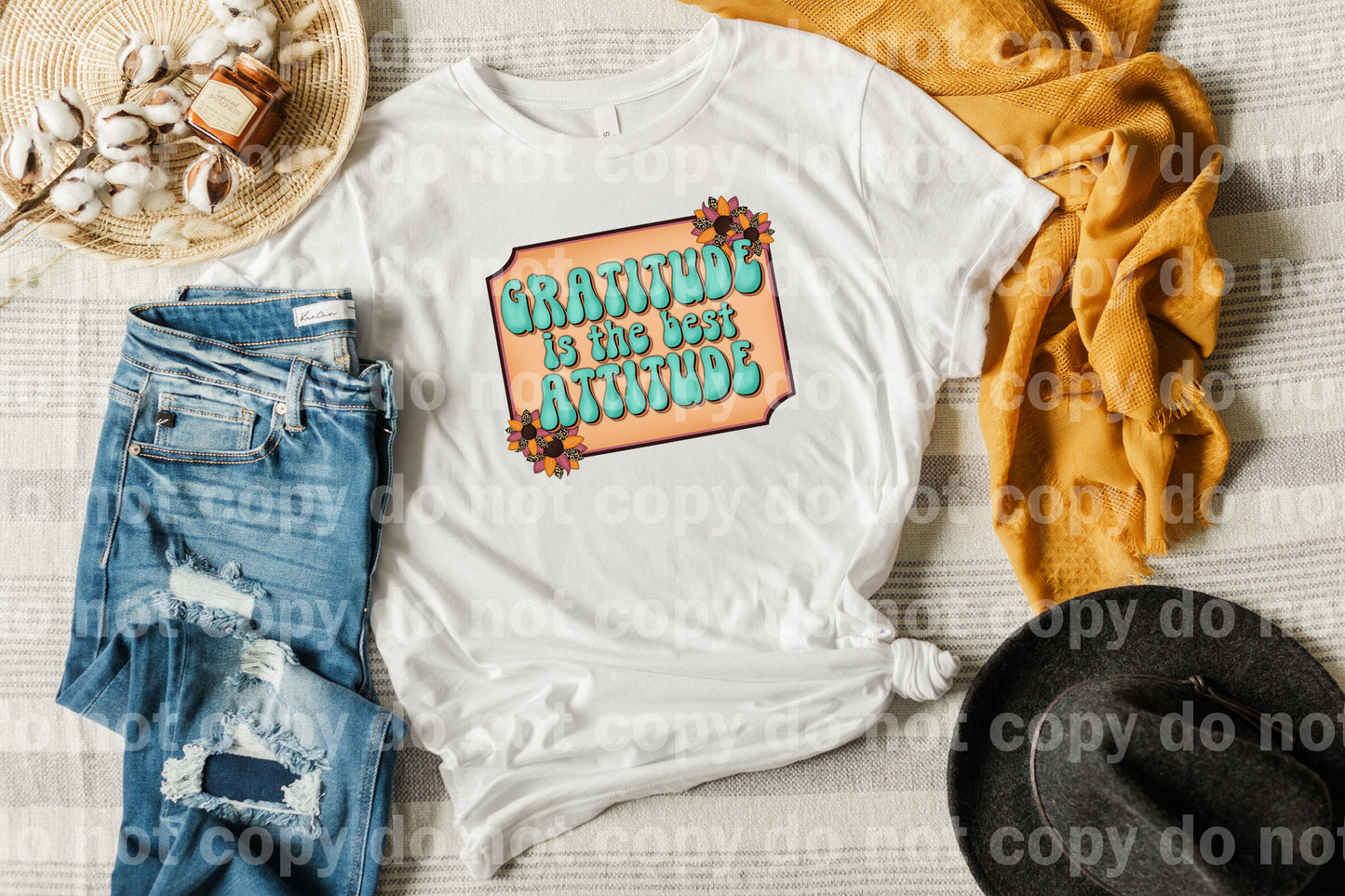 Gratitude Is The Best Attitude Dream Print or Sublimation Print