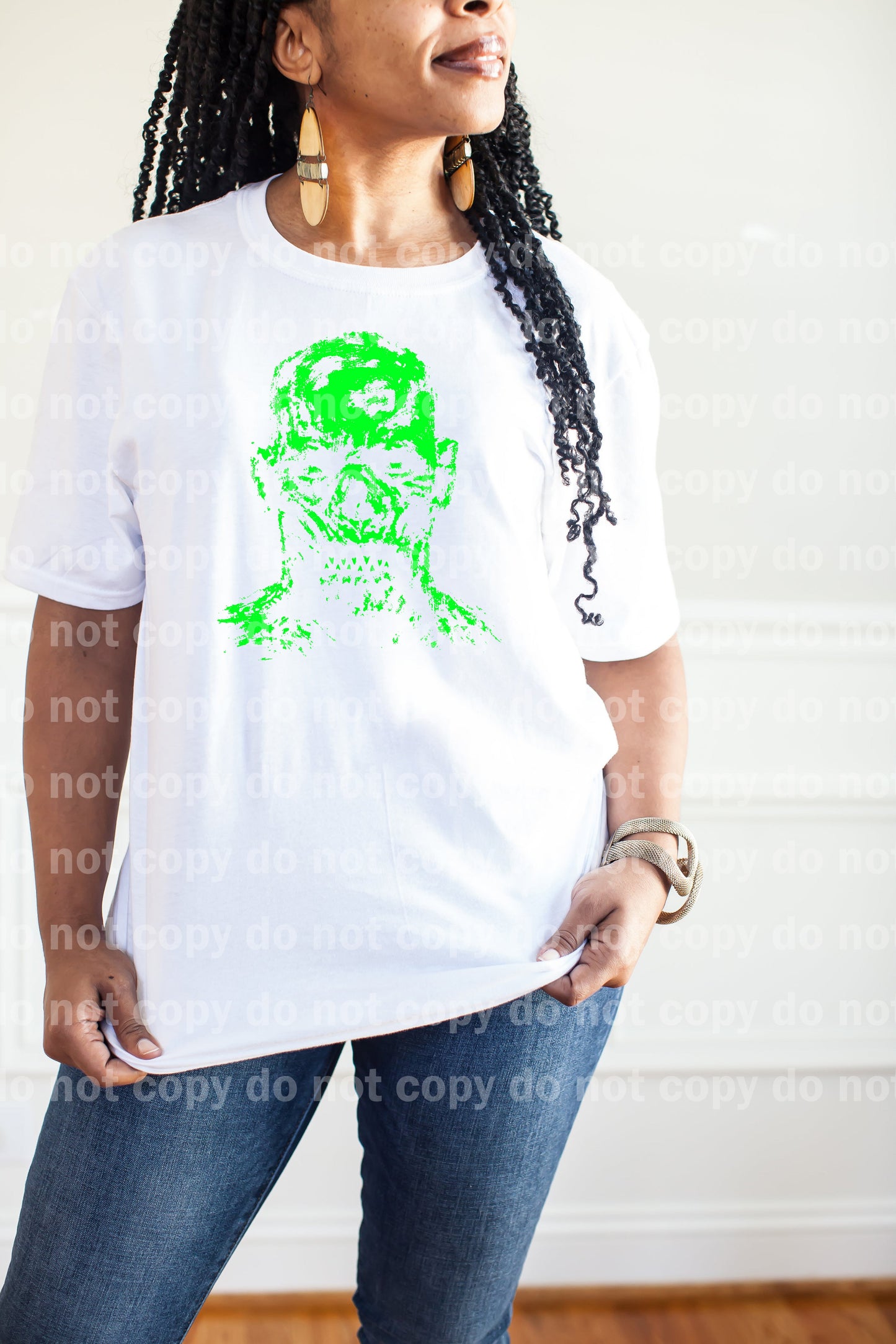 Neon Green Monster Dream Print or Sublimation Print