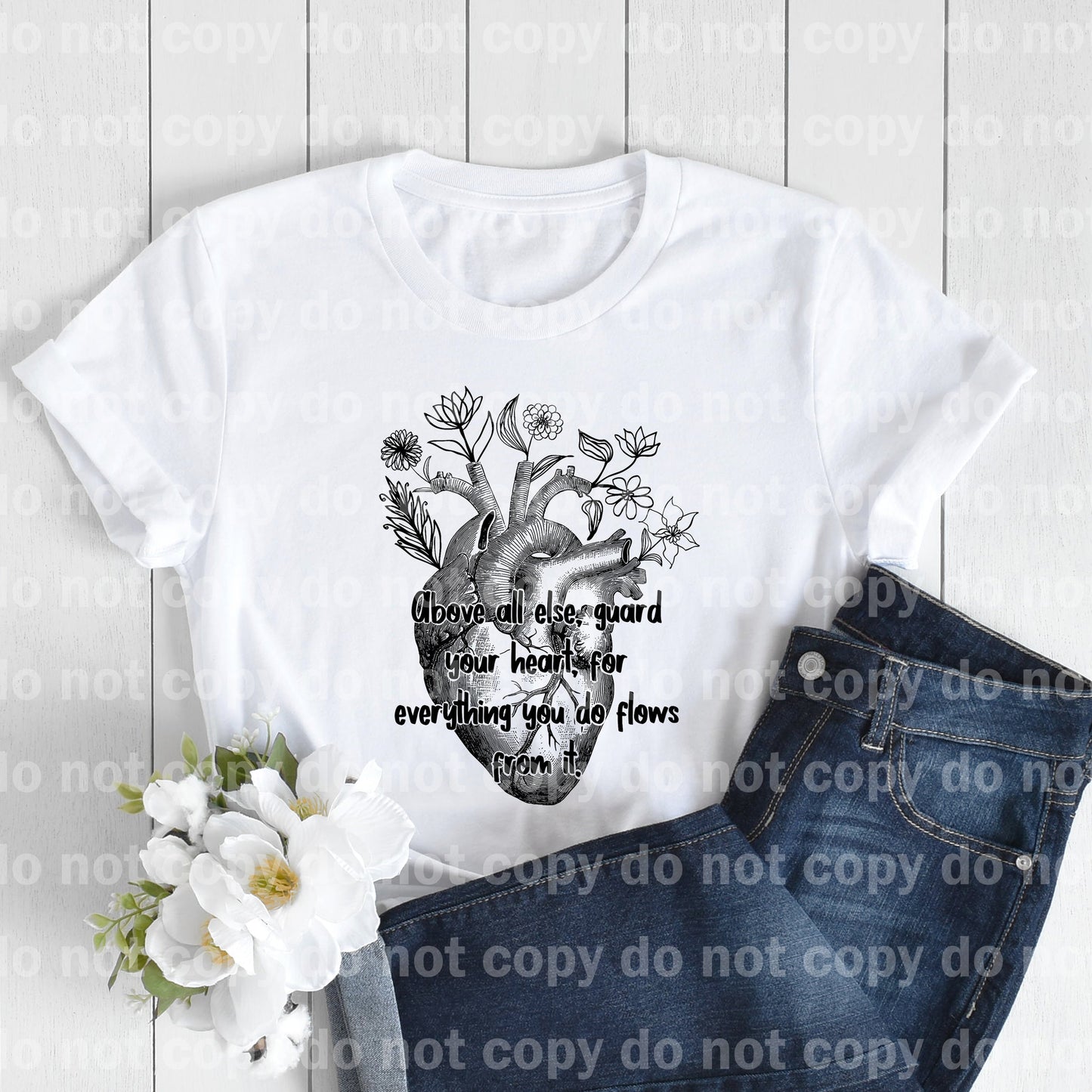 Above All Else Guard Your Heart For Everything You Do Flows From It Dream Print or Sublimation Print