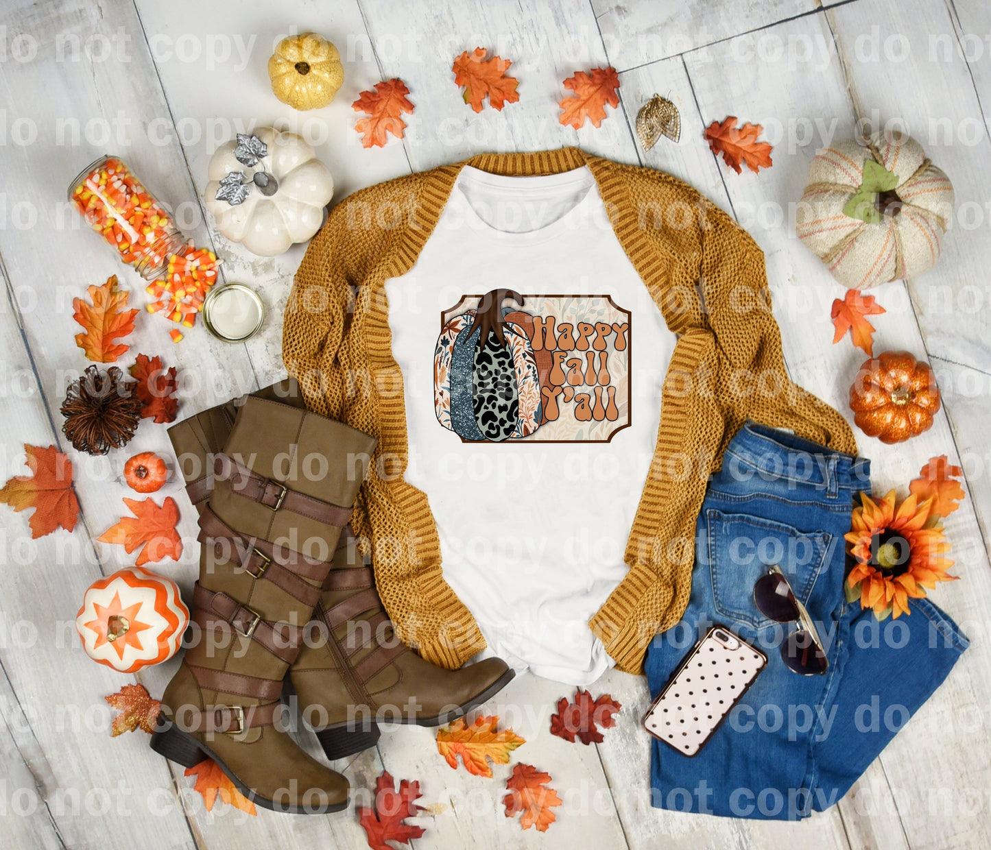 Happy Fall Y'all Dream Print or Sublimation Print