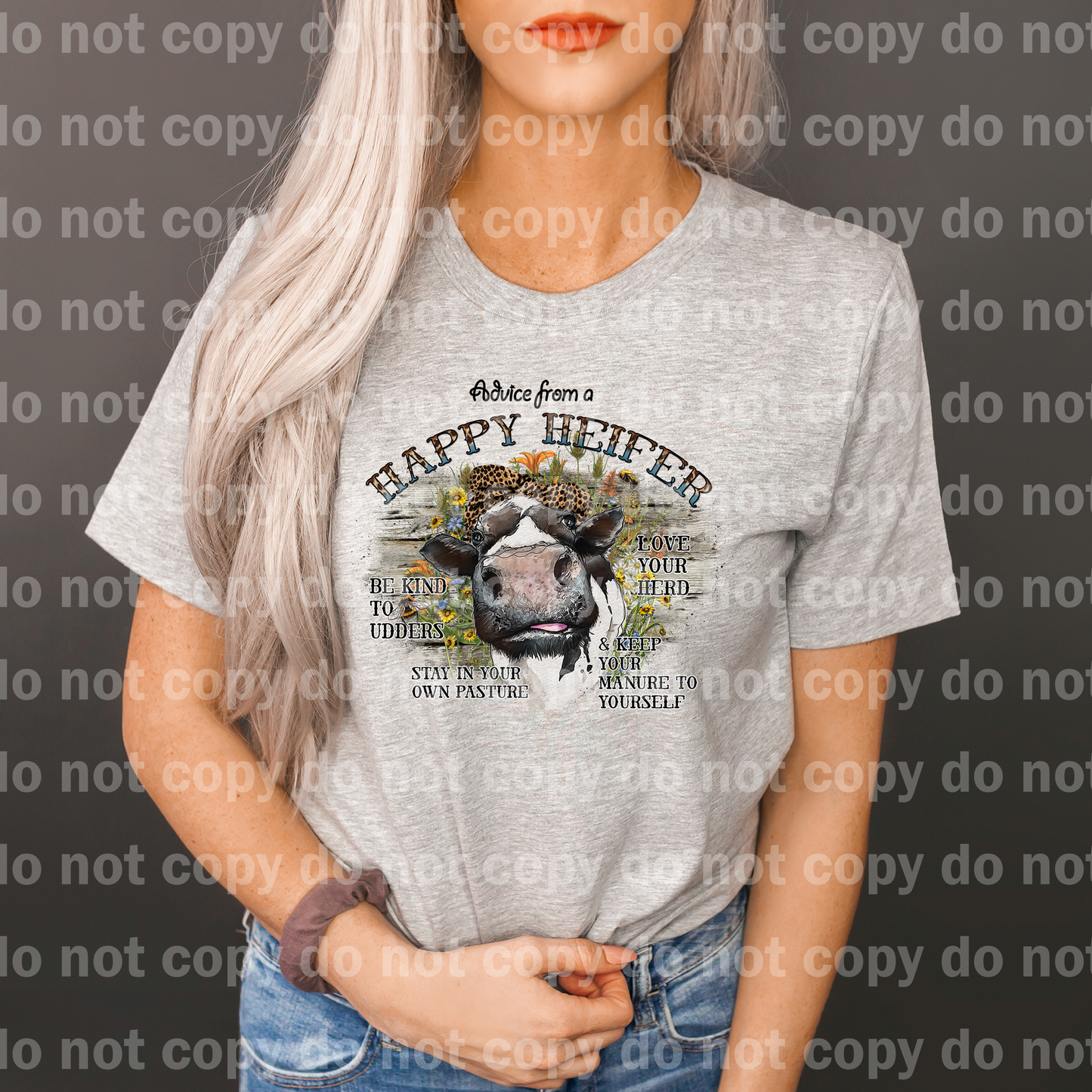 Consejos de una novilla feliz granja de vacas divertidas Dream Print o Sublimation Print