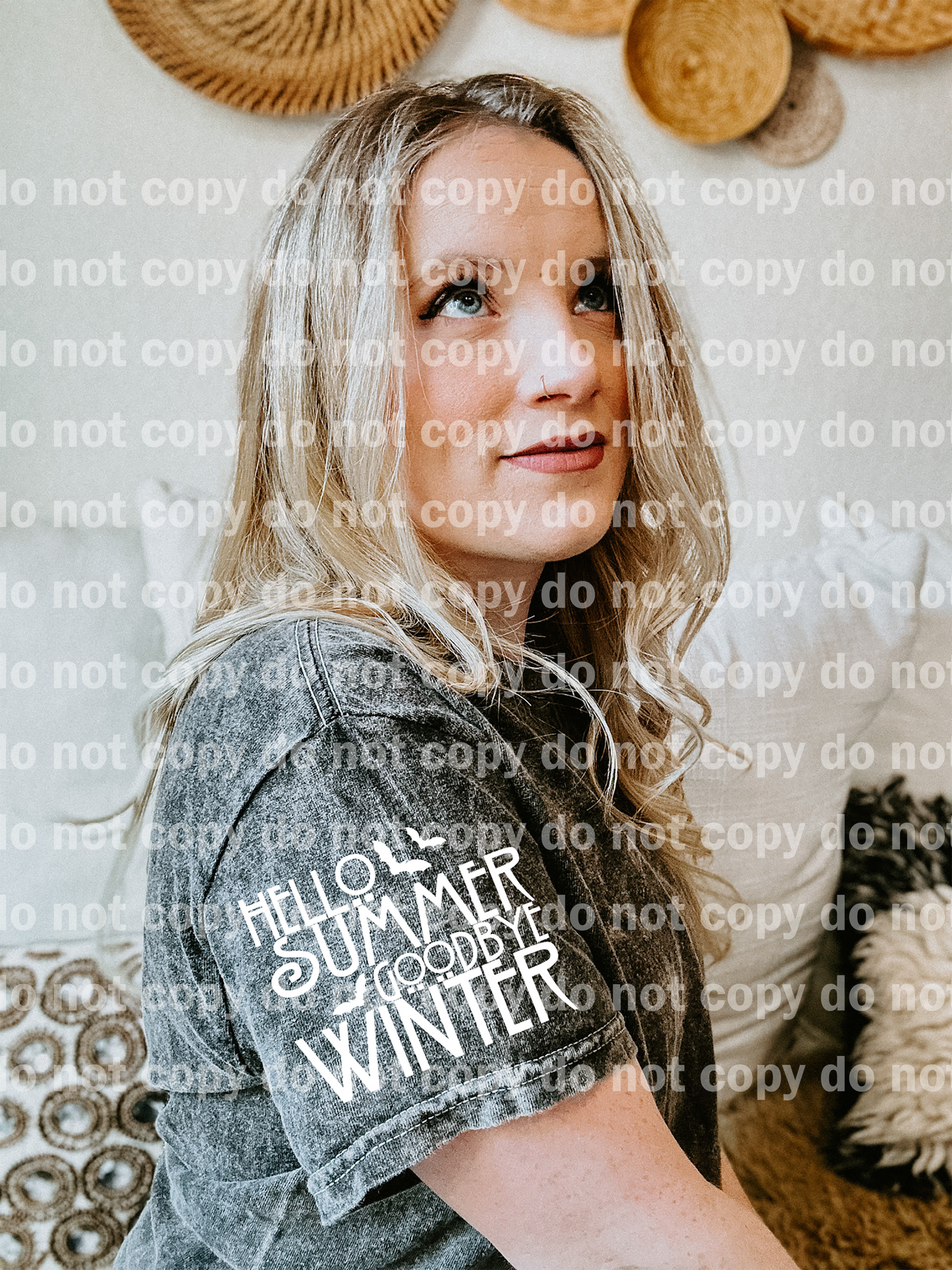 Hello Summer Goodbye Winter Black/White Dream Print or Sublimation Print