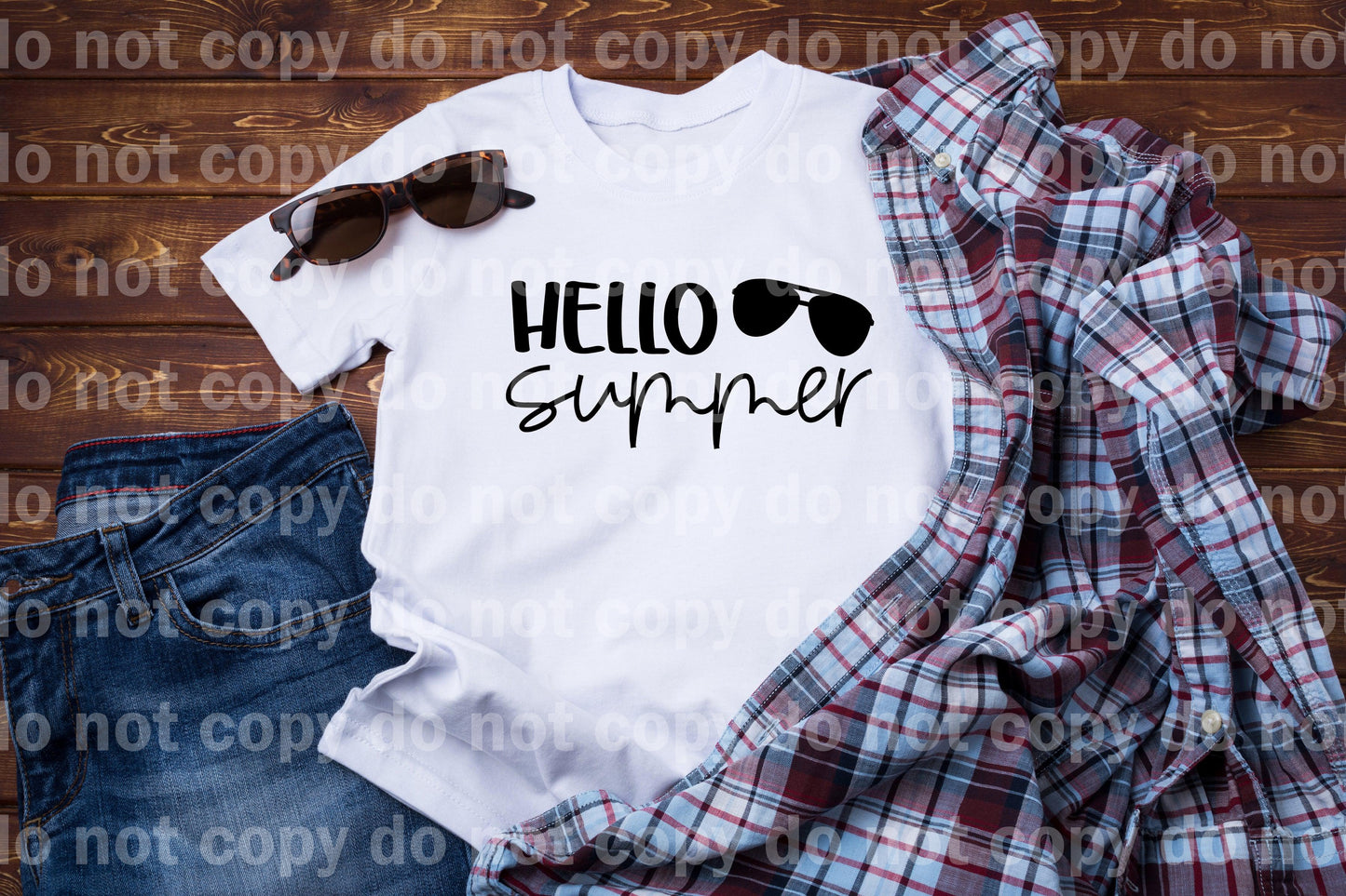 Hello Summer Shades Dream Print or Sublimation Print