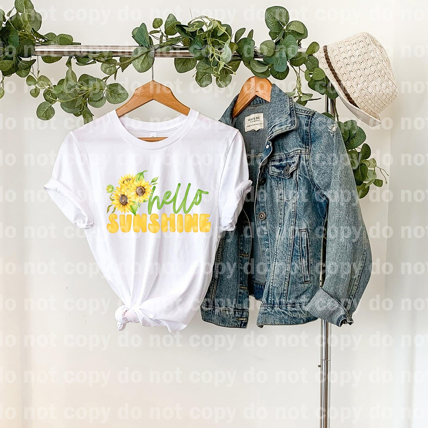 Hello Sunshine Sunflower Dream Print or Sublimation Print