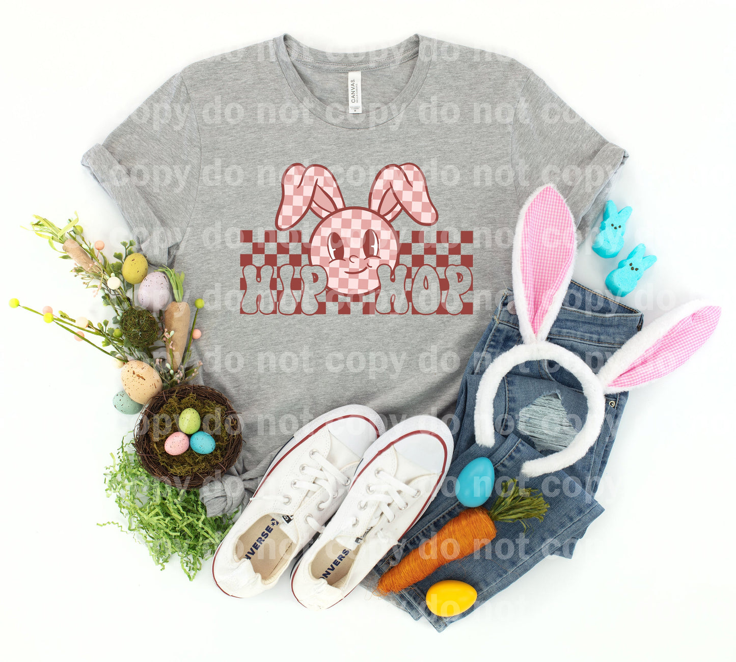 Cuadros de Conejo Hip Hop en Varios Colores Estampado Sueño o Estampado por Sublimación