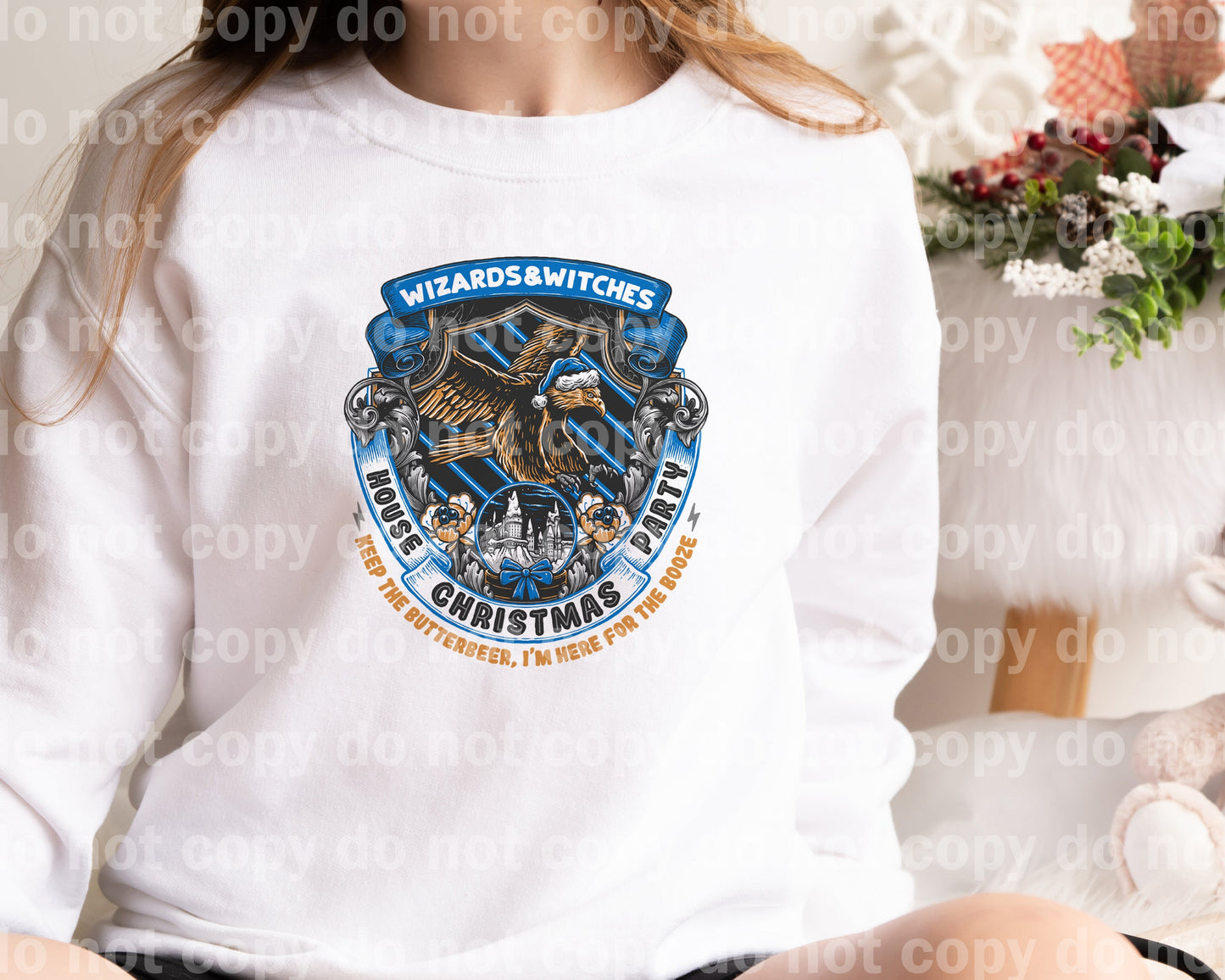 House Christmas Party Eagle Dream Print or Sublimation Print