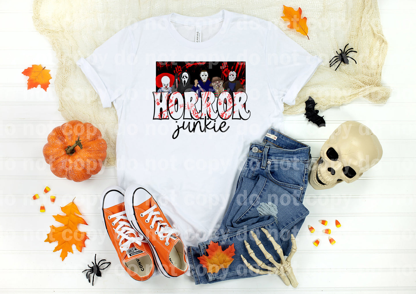Horror Junkie With Characters Dream Print or Sublimation Print
