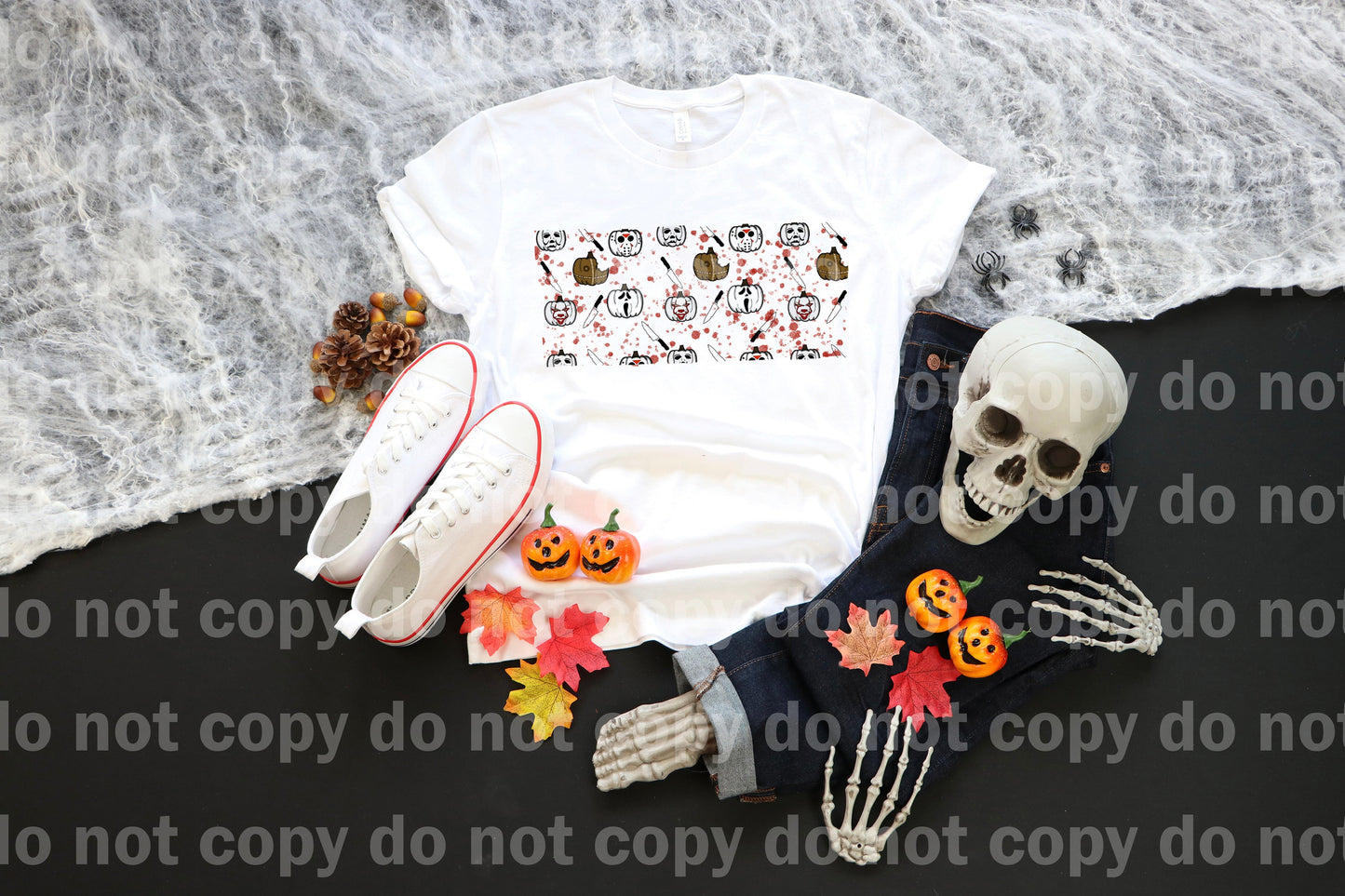 Horror Pumpkin Glass Can Dream Print or Sublimation Print
