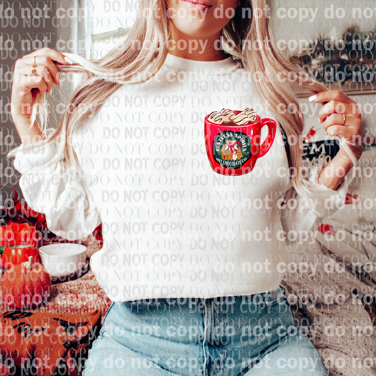 Restless Spirits Hot Choco In Mug Dream Print or Sublimation Print