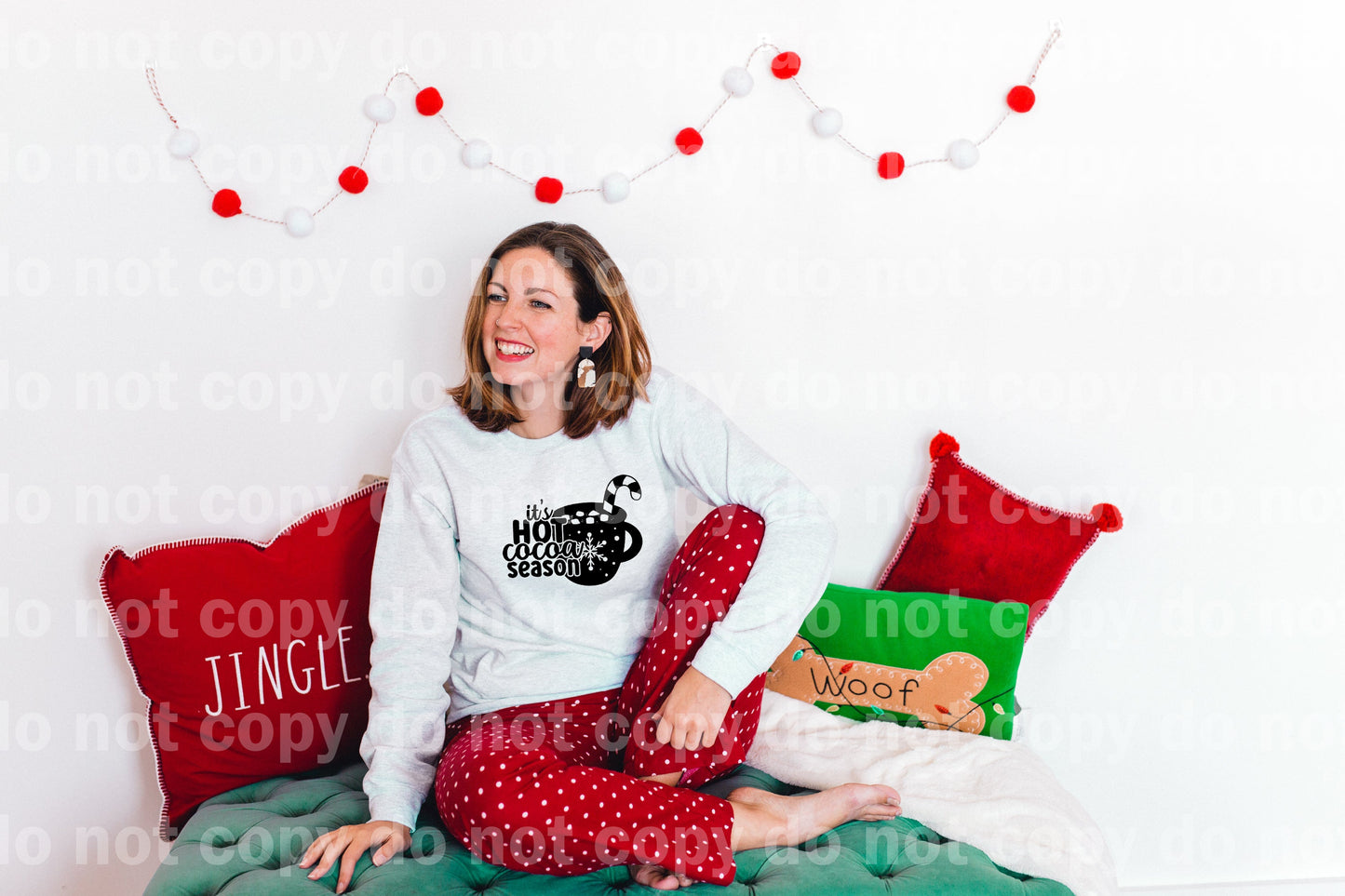 Es la impresión de ensueño o la impresión de sublimación de la temporada de cacao caliente