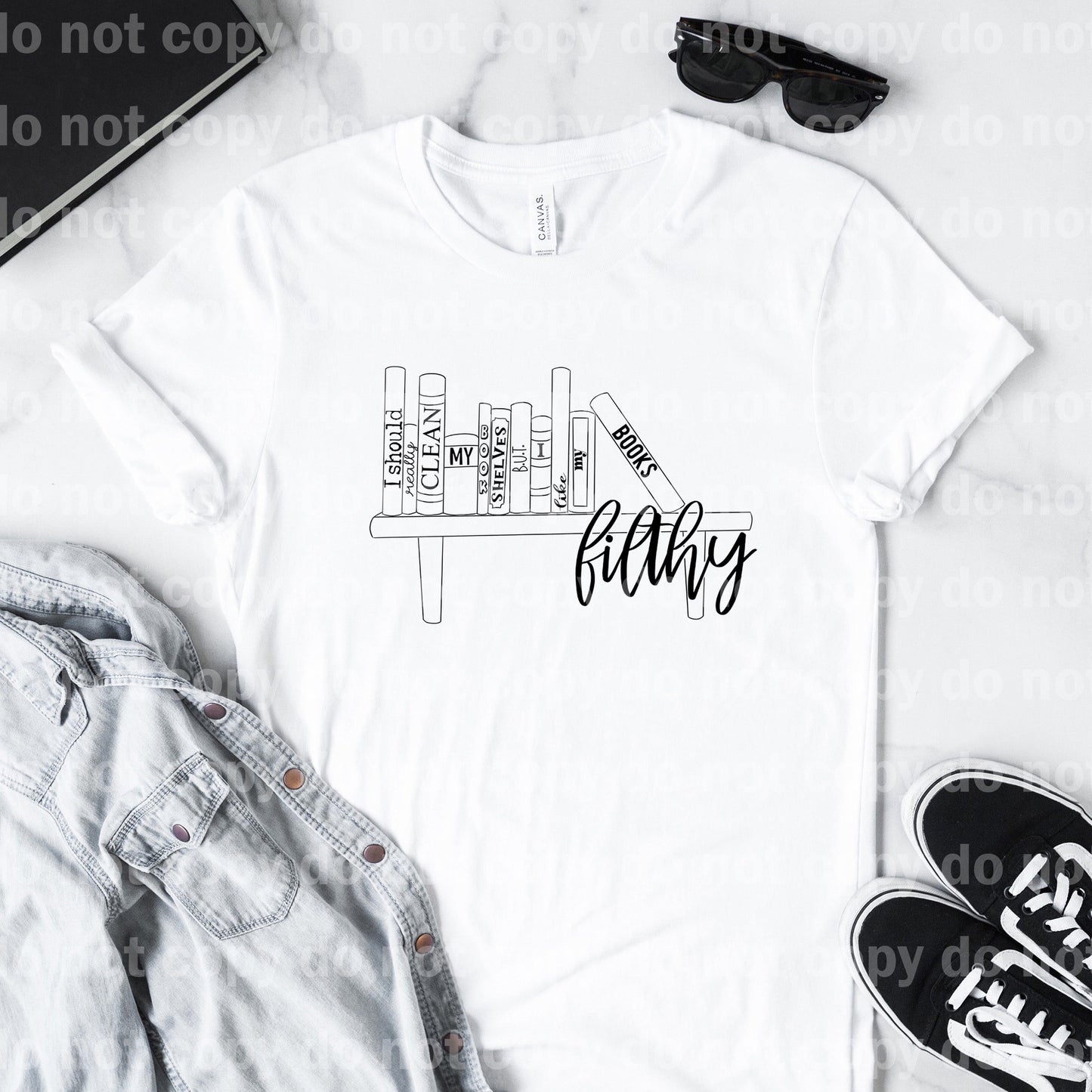 I Like My Books Filthy Dream Print or Sublimation Print