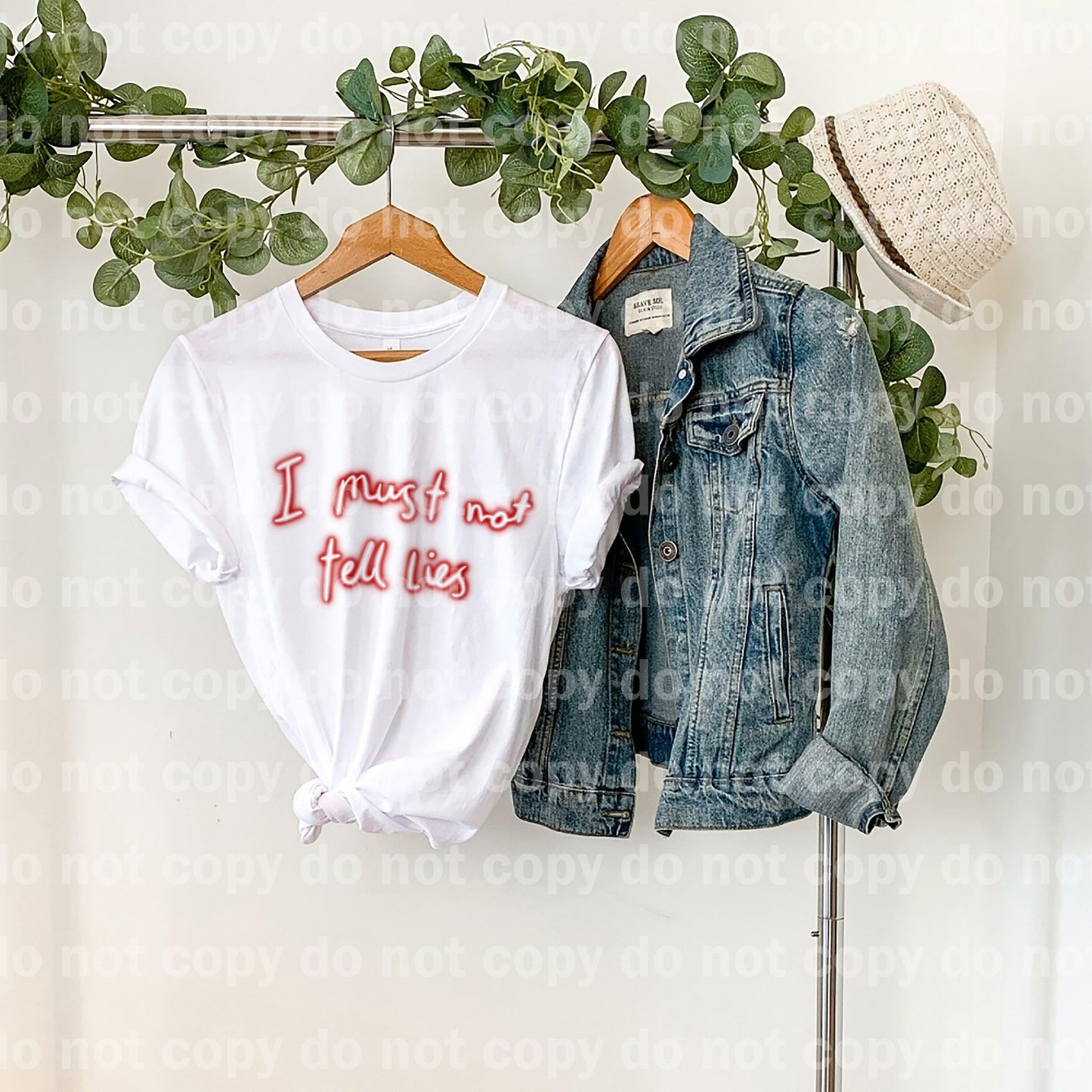 I Must Not Tell Lies Typography Dream Print or Sublimation Print
