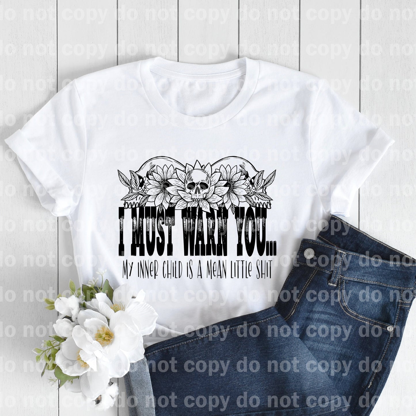 I Must Warn You My Inner Child Is A Mean Little Shit Dream Print or Sublimation Print