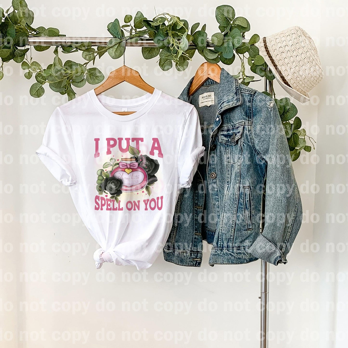 I put a Spell on you Potion Black Rose Dream Print or Sublimation Print