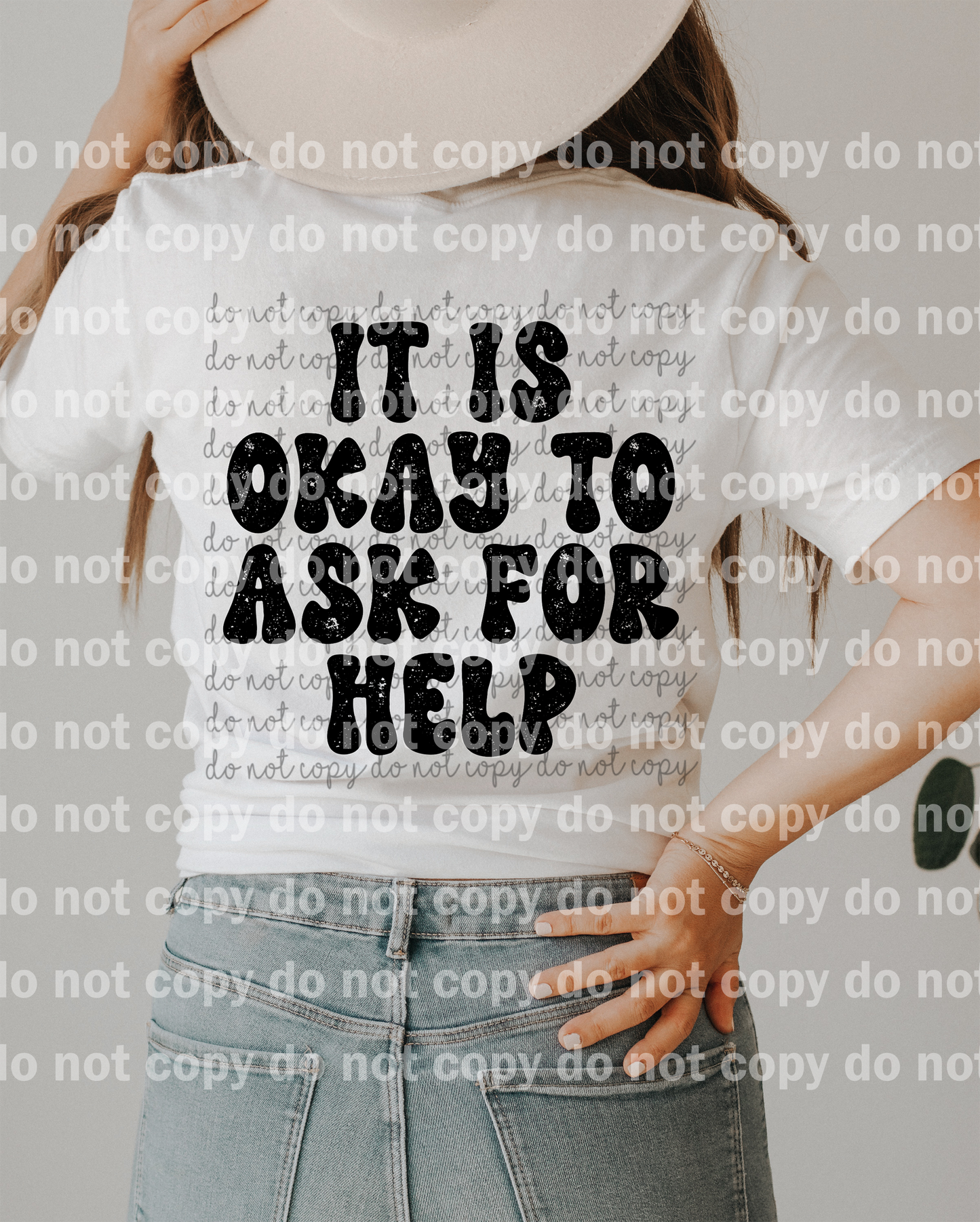 It Is Okay To Ask For Help Distressed Dream Print or Sublimation Print