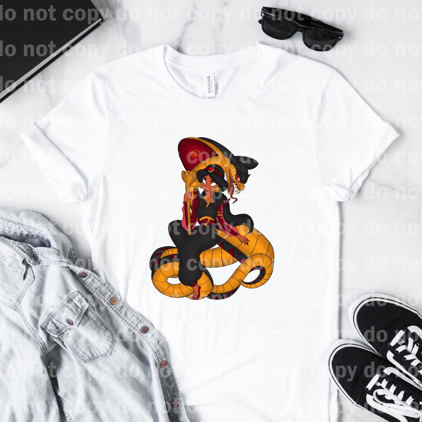 Princess and Snake Dream Print or Sublimation Print