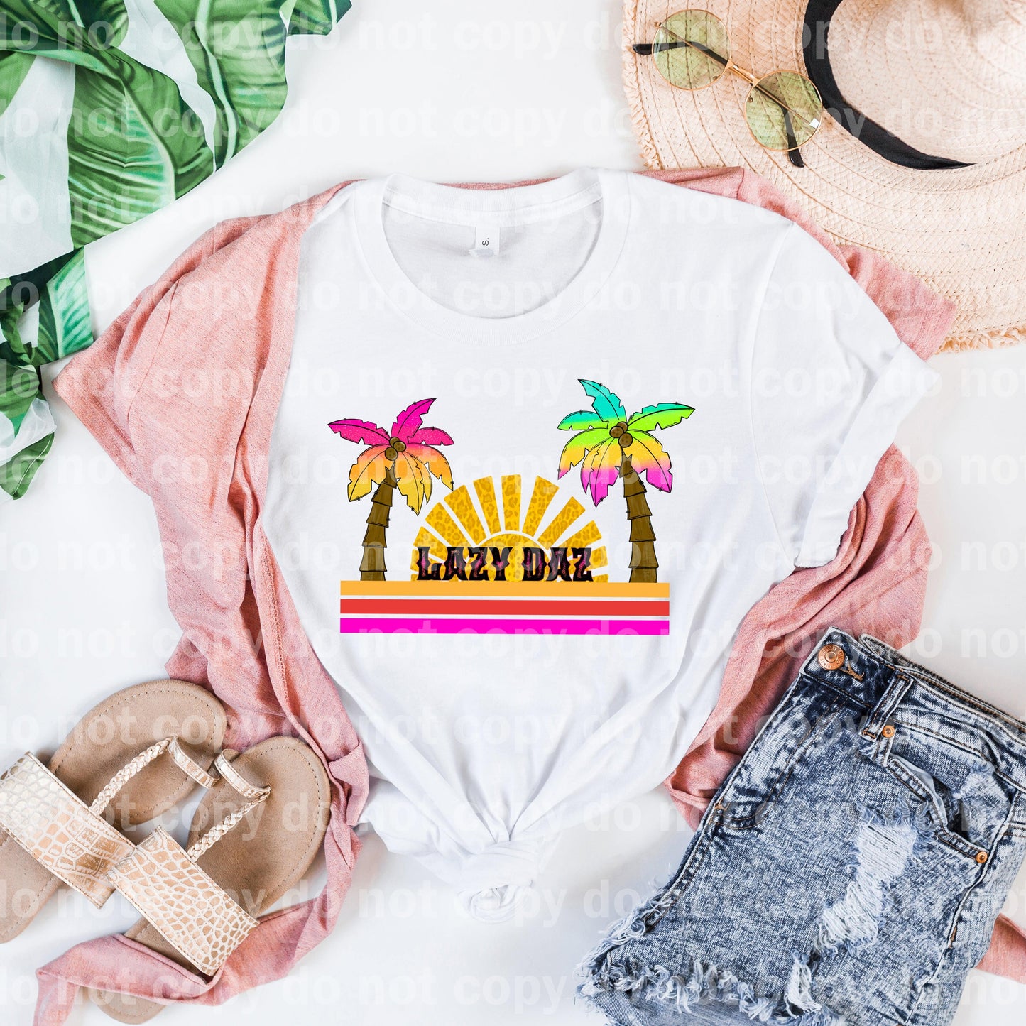 Lazy Daz Sun and Trees Dream Print or Sublimation Print