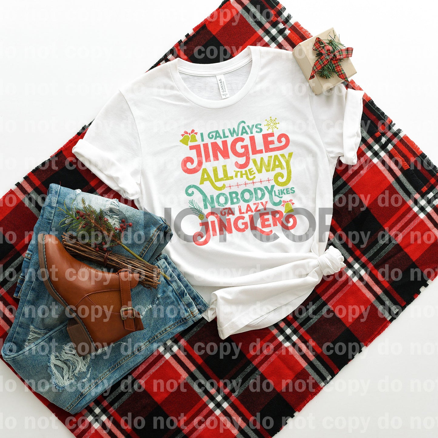 Siempre tintineo hasta el final A nadie le gusta una impresión de sueño Lazy Jingler o una impresión de sublimación